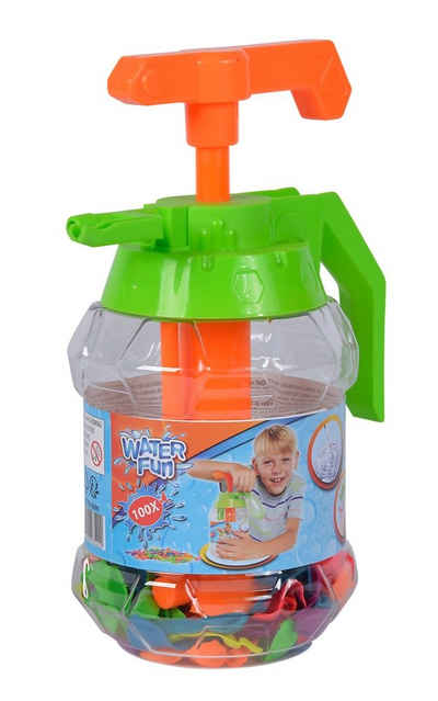 SIMBA Wasserspielzeug Outdoor 100 Wasserbomben mit Füllflasche Water Fun 107796090