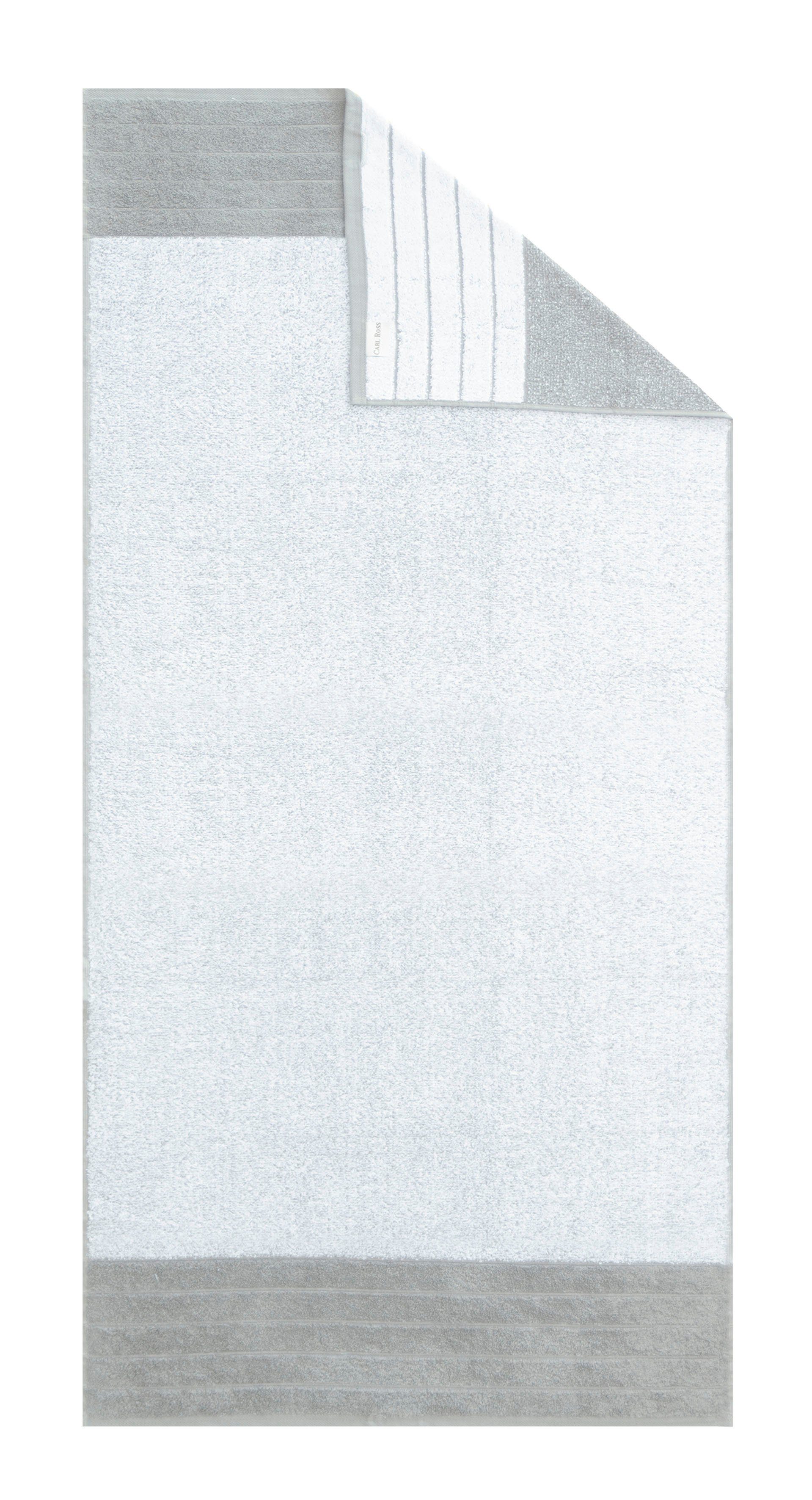 Carl Ross Saunatuch melange, Frottee (1-St), mit 2 Aufhängekordeln | Saunahandtücher