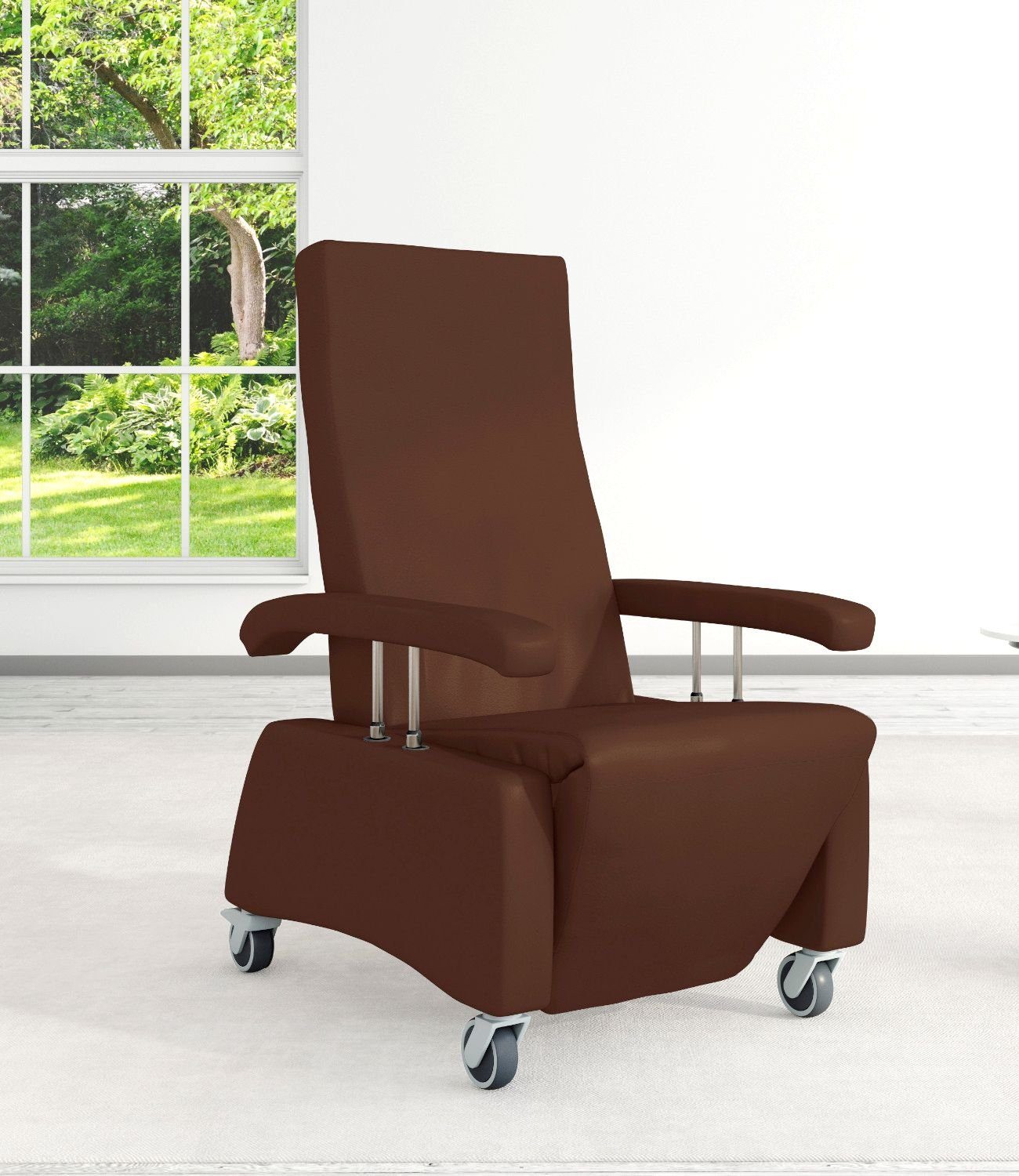 Devita Relaxsessel elektrischer Pflegesessel Lutra easy Relax mit Rollen bis 120 kg, mit Relaxfunktion