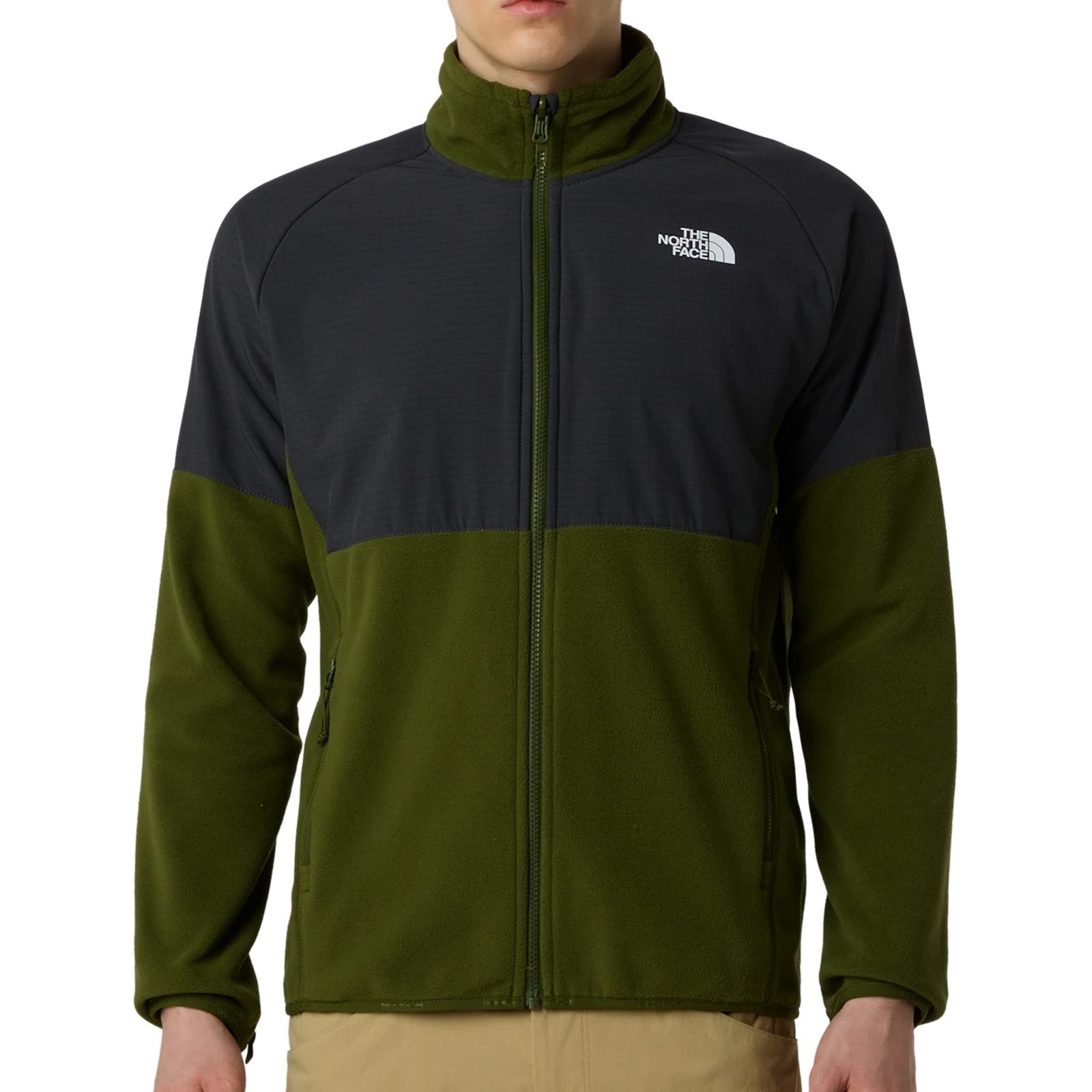 The North Face Fleecejacke Glacier HVWT FZ mit DWR-Beschichtung