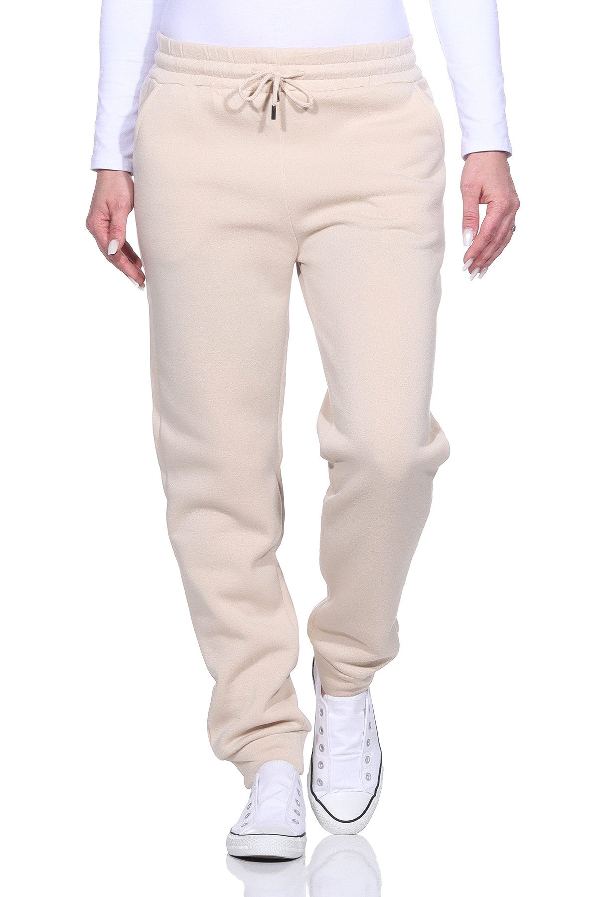 Aurela Damenmode Jogginghose Sporthose für Damen warm gefütterte Haushose i günstig online kaufen