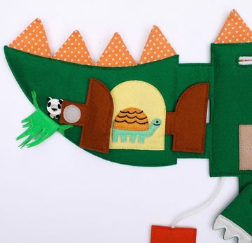 Jolly Designs Lernspielzeug Travel Buddy Krokodil