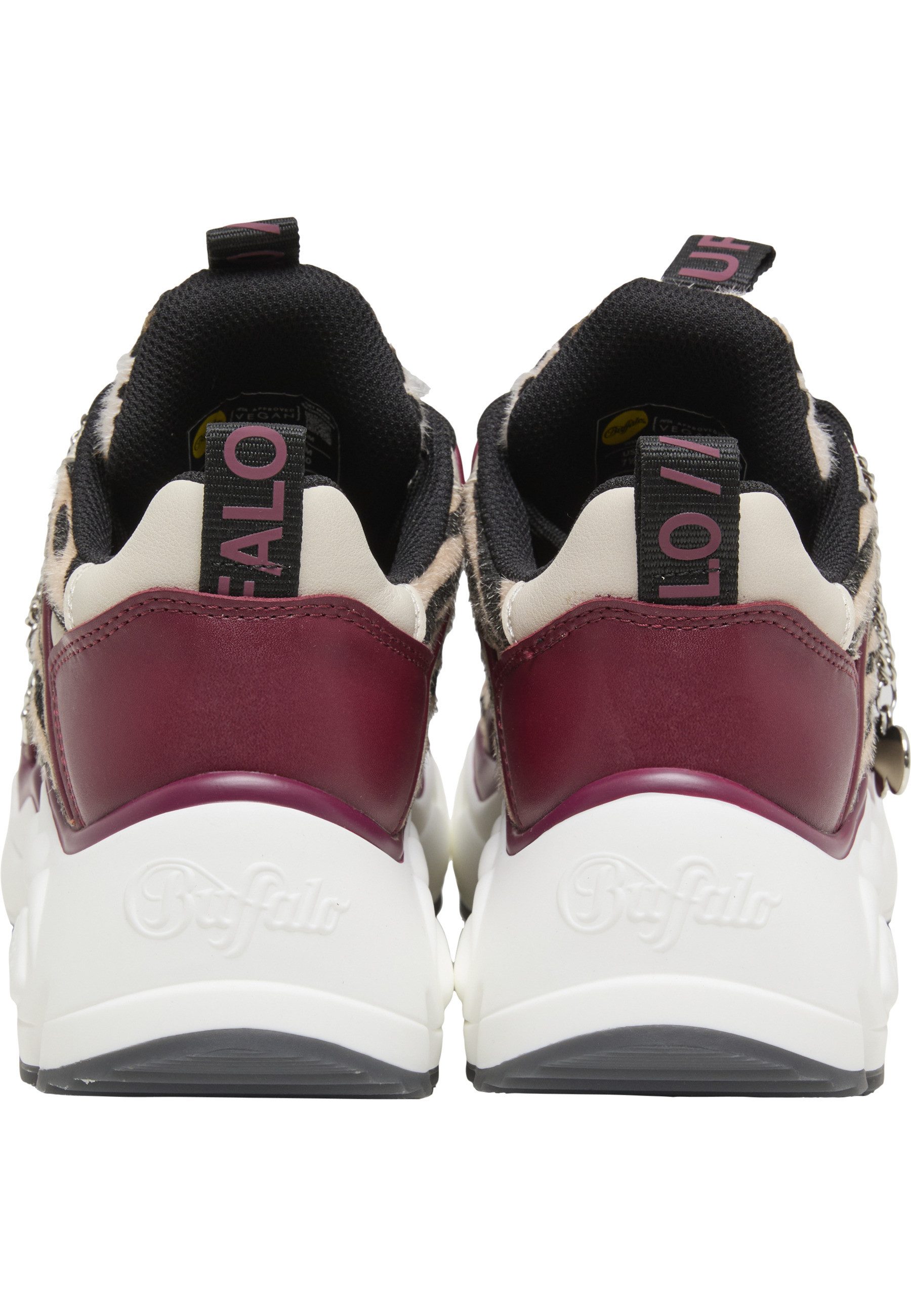 Buffalo Buffalo BINARY GLAM - VEGAN SUEDE/FUR/NAPPA Trainingsschuh