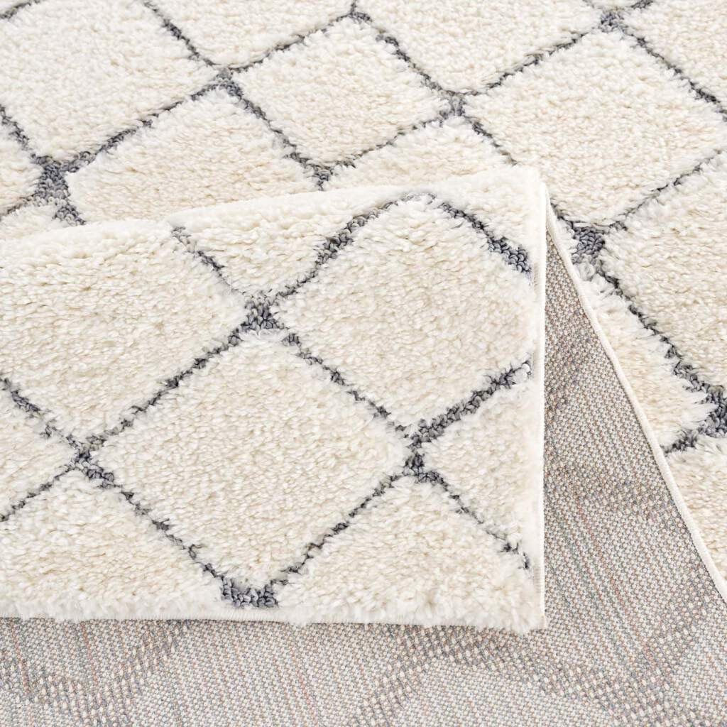 Carpet City Hochflor-Teppich Focus 4499, rechteckig, Höhe: 20 mm, Läufer, Boho, Hochtief-Muster/ 3D-Effekt, für Wohnzimmer, Schlafzimmer