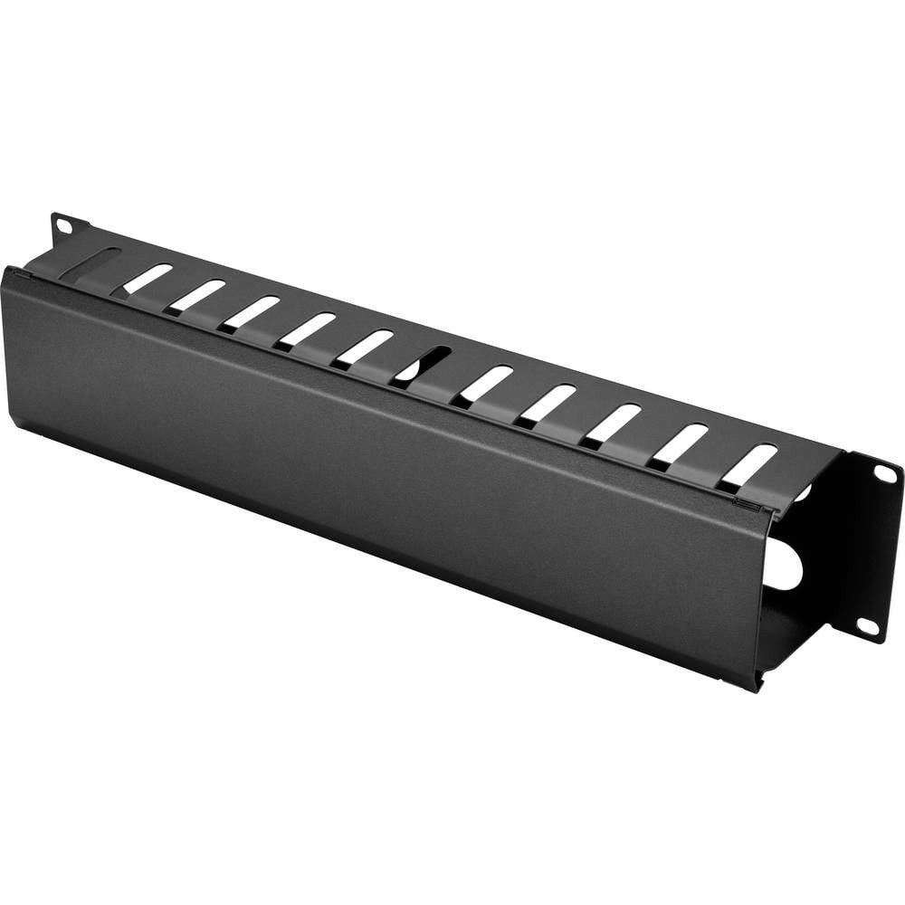 Renkforce Netzwerkschrank RF-7112618 19 Zoll Netzwerkschrank-Kabelführung 2 HE Schwarz