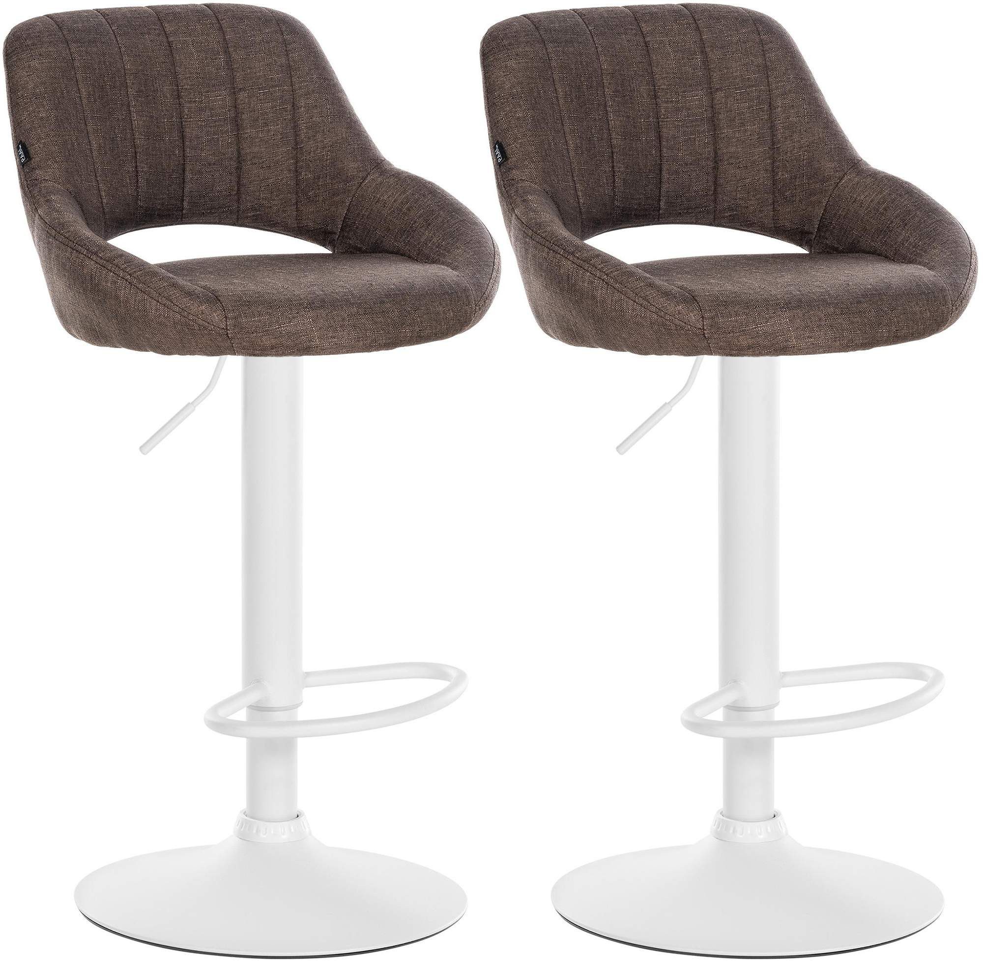 CLP Barhocker Milet Stoff (2er Set, günstig online kaufen