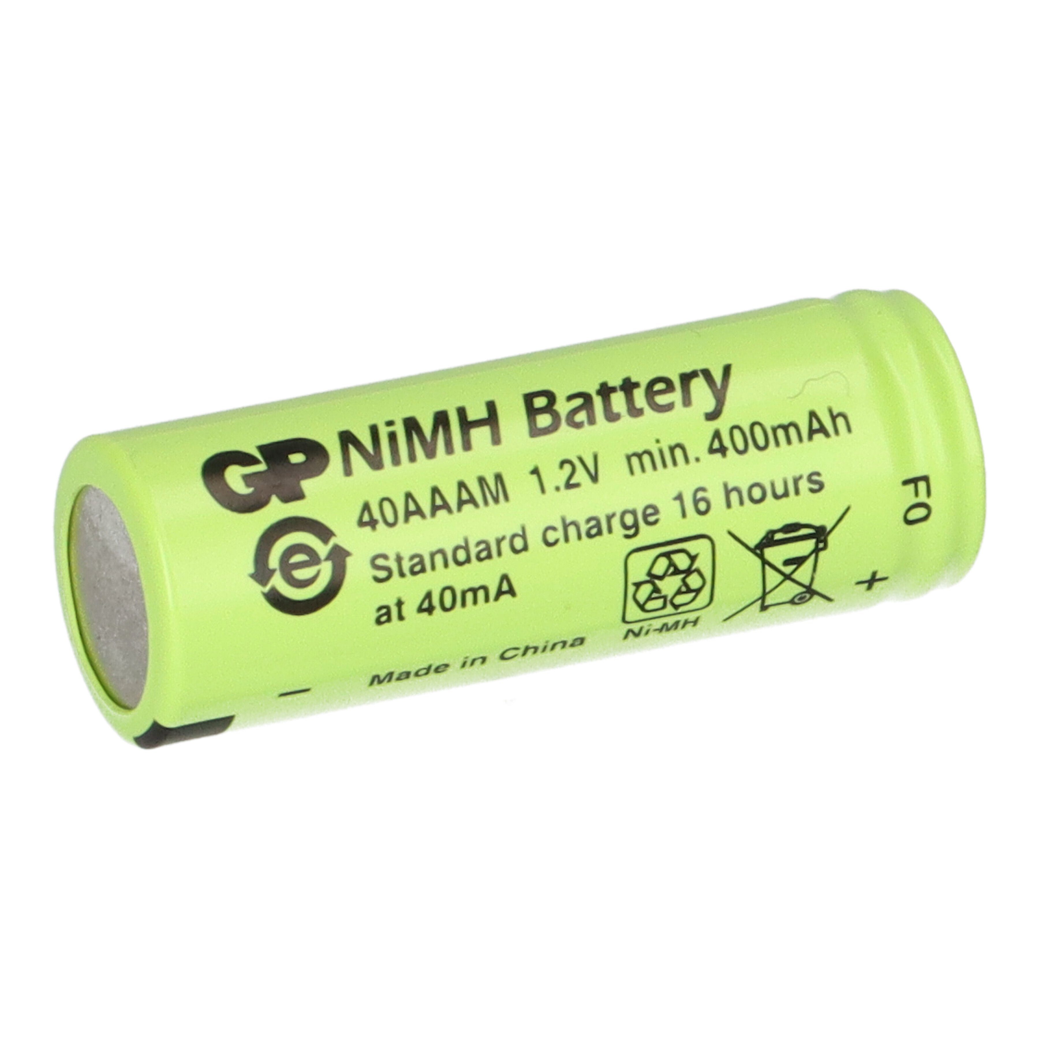 Batteries 400mAh AAA Akku / Akku 2/3 1,2V GP40AAAM GP GP