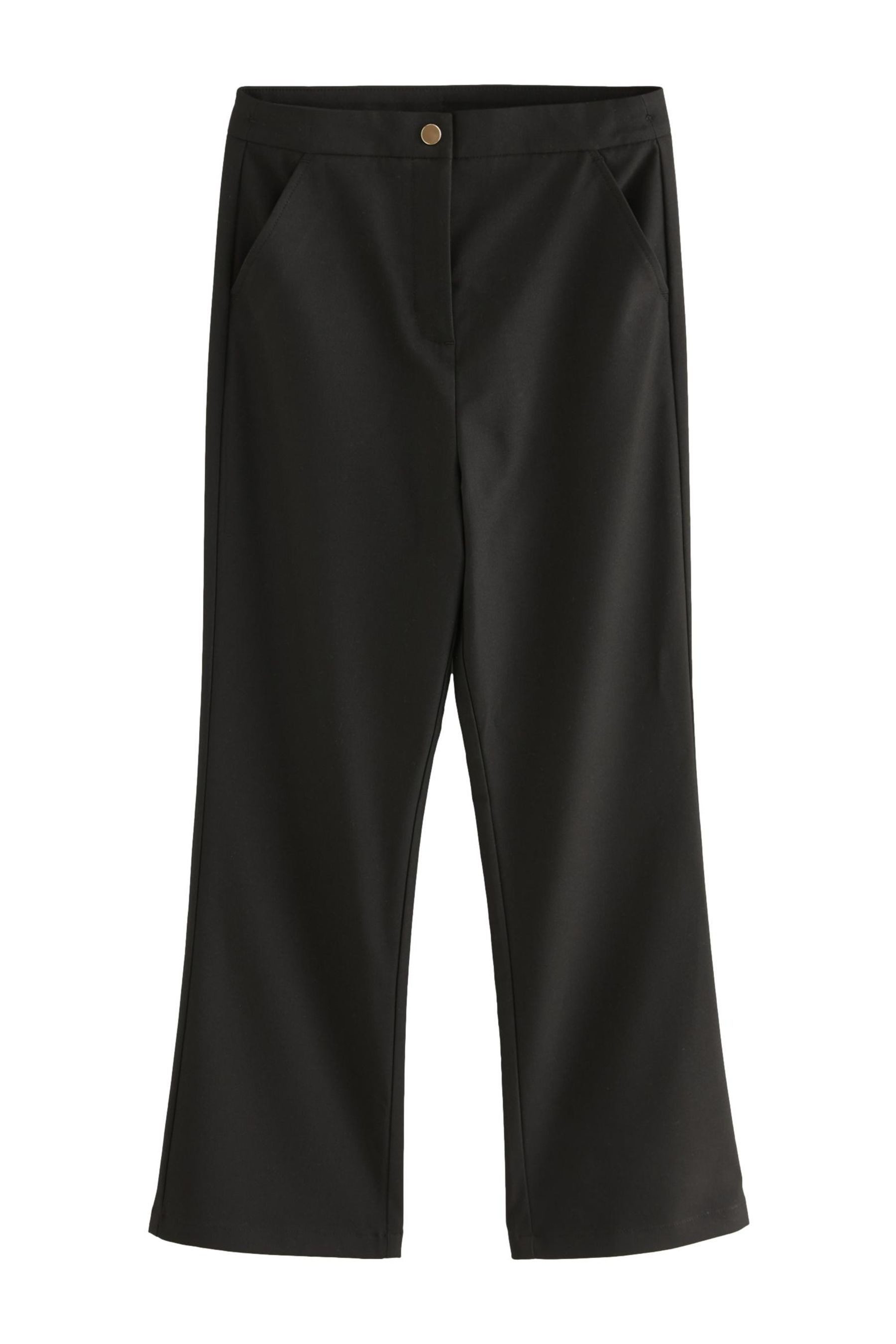 Schlaghose Hochtaillierte Hose mit Schlag
