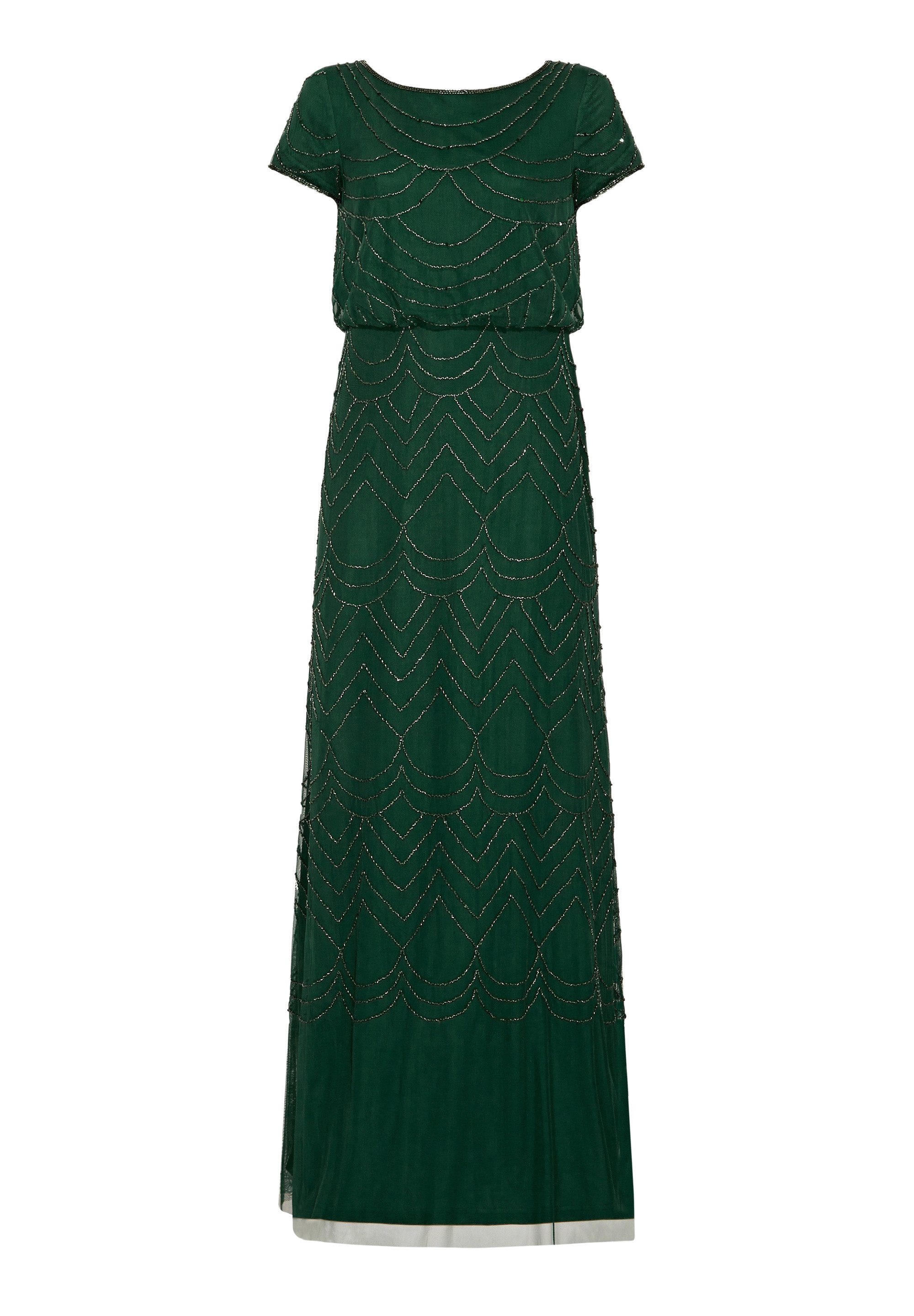 Adrianna Papell Abendkleid Blouson Beaded Long Dress Tailliert, figurbetont günstig online kaufen