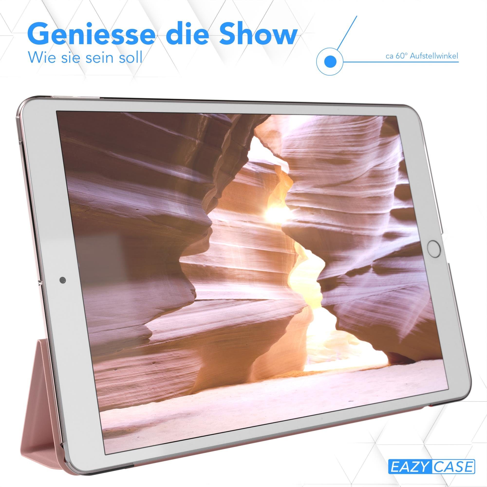 EAZY CASE Tablet-Hülle Smart Case für Apple iPad Air 3. Gen. 10,5 Zoll, Tablet Case Smartcase Hülle mit Sleep Wake Up Funktion Etui Roségold