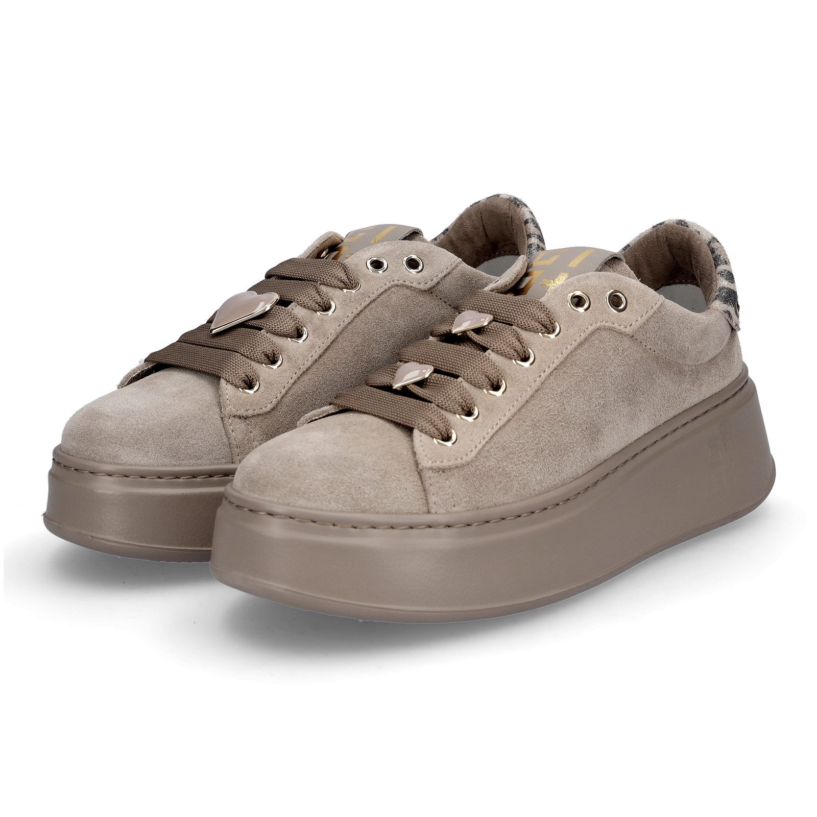 Gio+ Gio+ Damen Sneaker taupe Sneaker günstig online kaufen