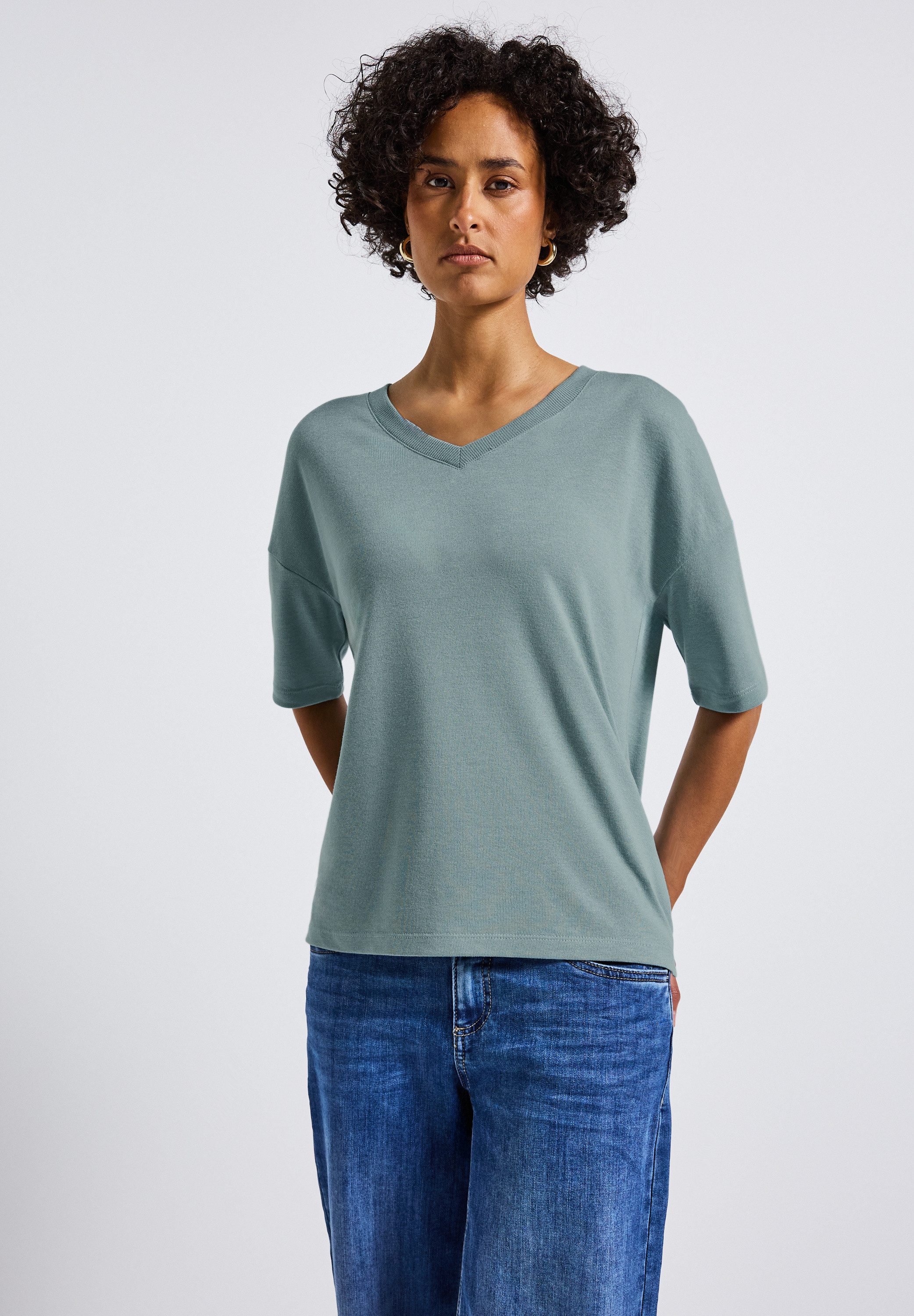 STREET ONE T-Shirt aus softer Viskose günstig online kaufen
