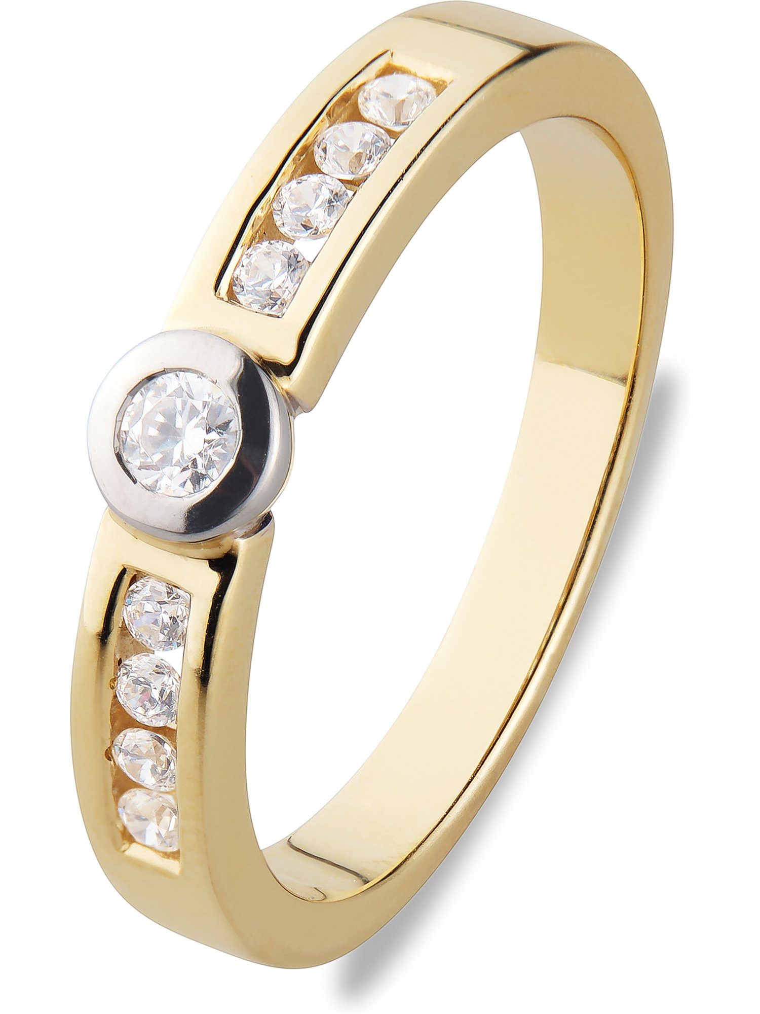 CHRIST Diamantring CHRIST Damen-Damenring 1 Diamant