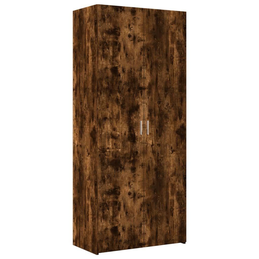 vidaXL Highboard Highboard Räuchereiche 80x42,5x185 cm günstig online kaufen