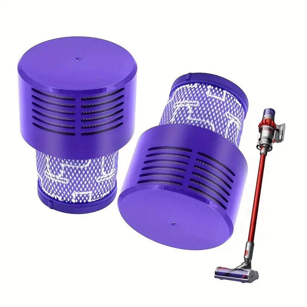 Dyson TUABUR 2er-Pack für V10 Cyclone-Serie Staubsaugerzubehörtasche V10 die Ersatzfilter