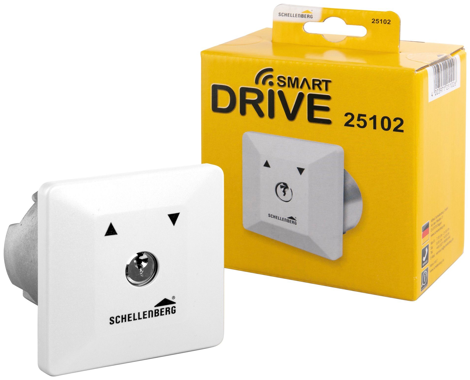 SCHELLENBERG Schalter zur Aufputz- oder Unterputzmontage, Schlüsselschalter zur manuellen Bedienung von Torantrieben