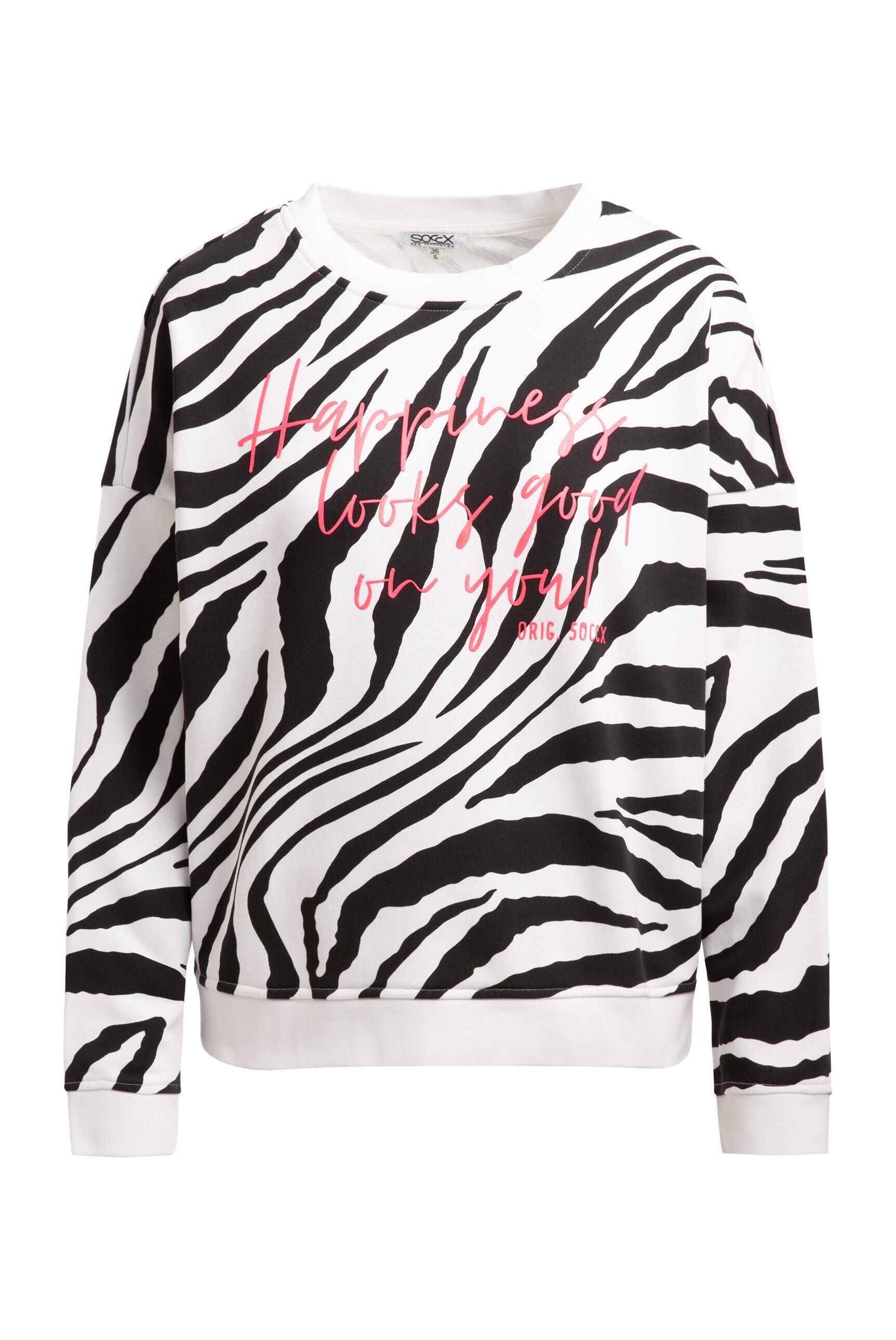 SOCCX Sweater mit Baumwolle