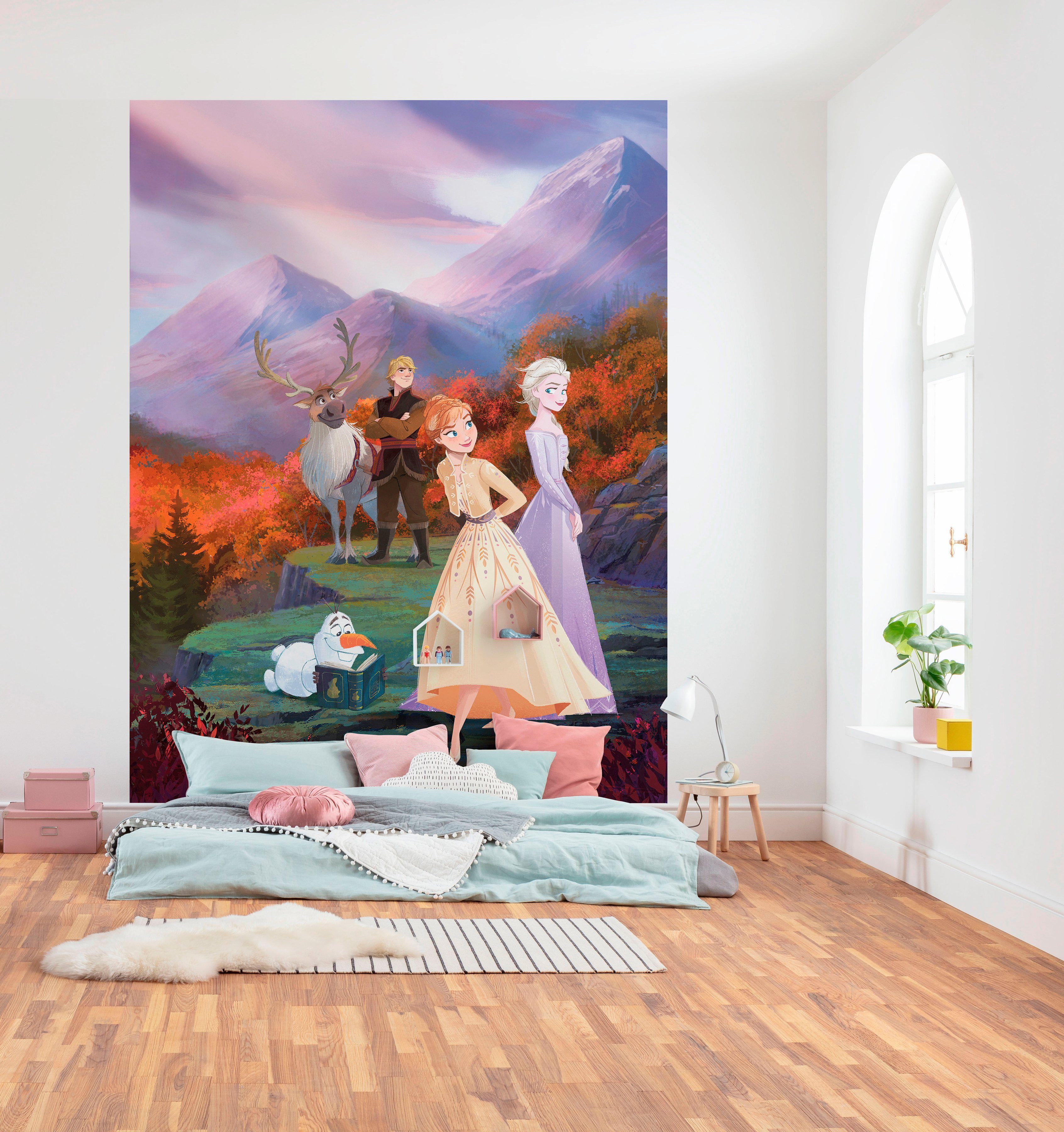 Komar Fototapete Frozen Spring is Coming - Größe 184 x 254 cm, glatt, bedruckt, Kinderzimmer