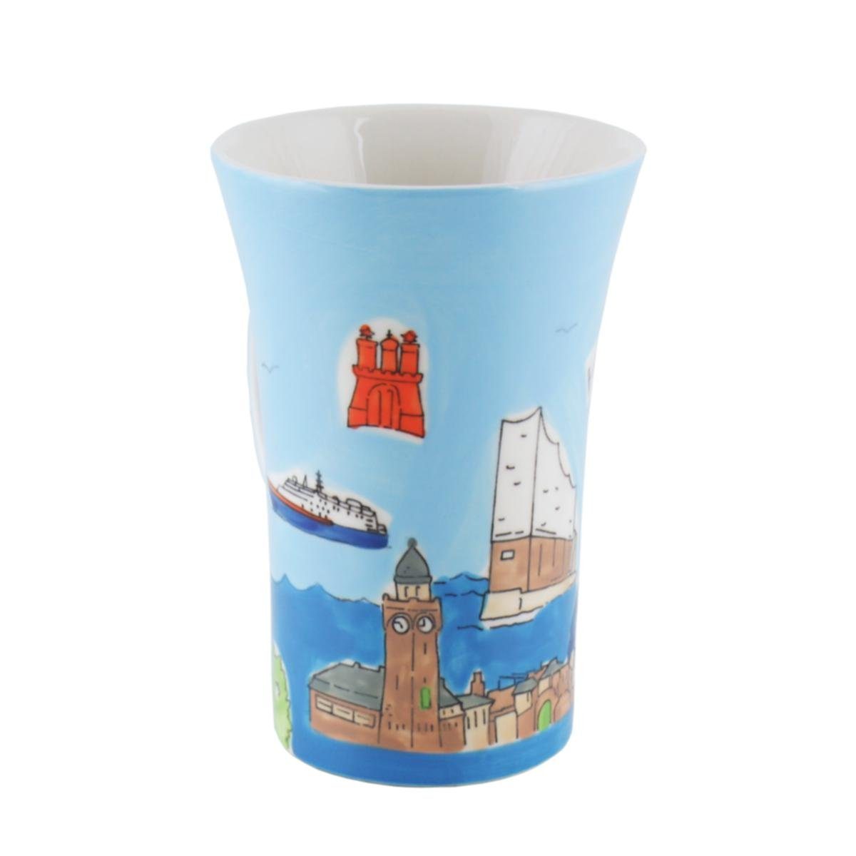 Mila Becher Mila Keramik Städte-Becher Coffee-Pot Hamburg Shanty, Keramik