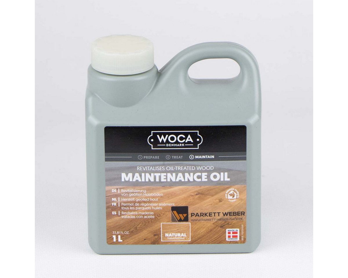 WOCA Woca Pflegeöl (Maintenance Oil) Natur - 1 Liter Holzpflegeöl