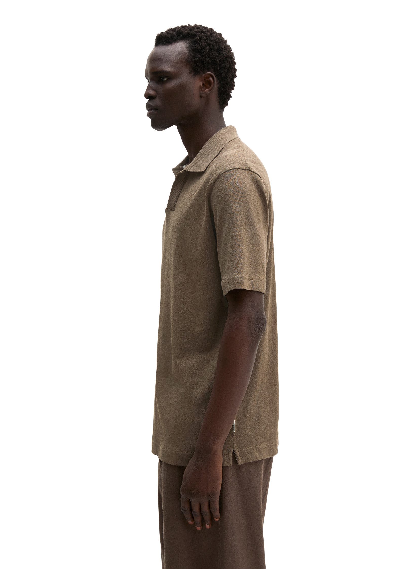 Marc O'Polo Poloshirt aus Baumwoll-Leinen-Mix günstig online kaufen
