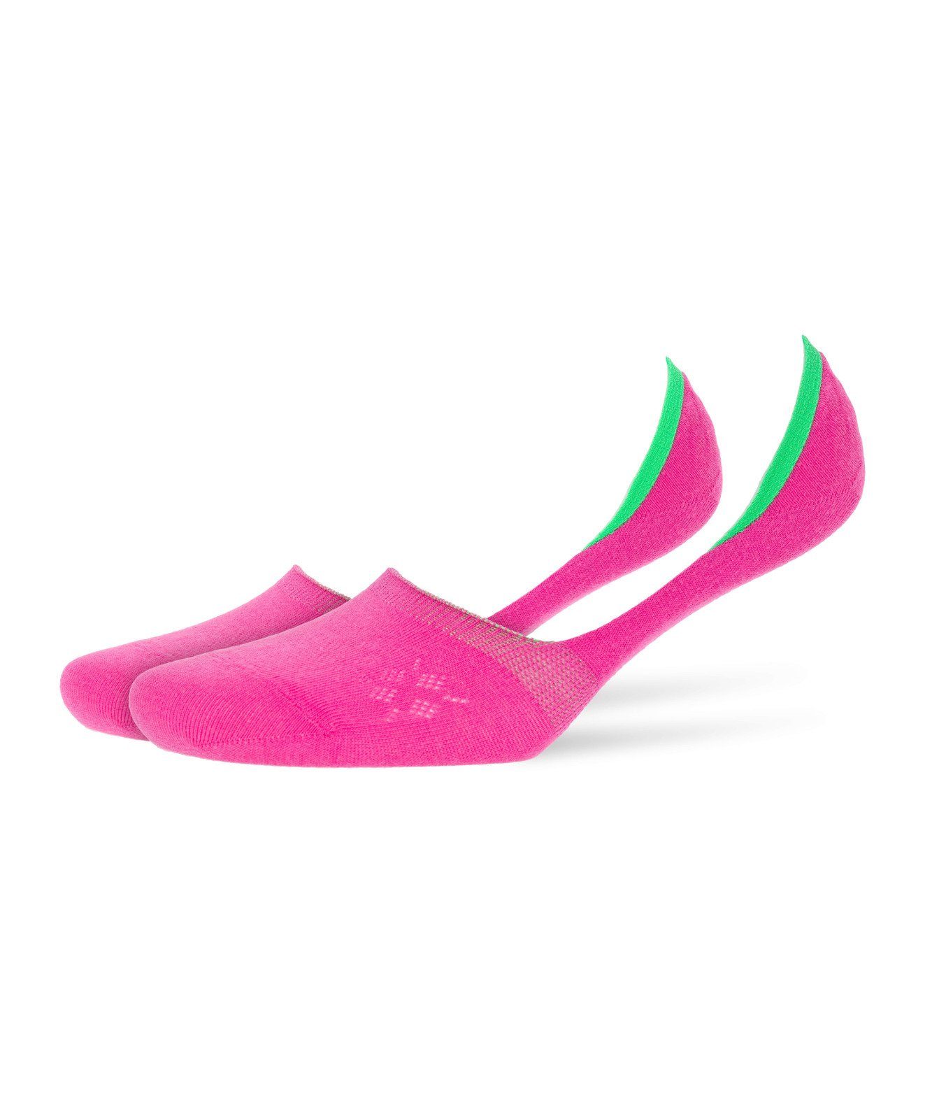 Burlington Füßlinge Damen Socken Everyday 2er Pack - Fuesslinge, Anti Pink