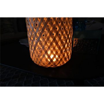 BOURGH Kerzenlaterne Bourgh BORGATA Windlicht 29 cm hoch, geflochten aus Bambus, dekorative