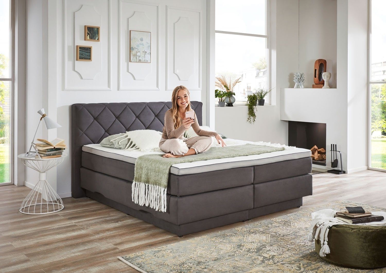 Sun Garden Boxspringbett AMARILLO, 180 x günstig online kaufen