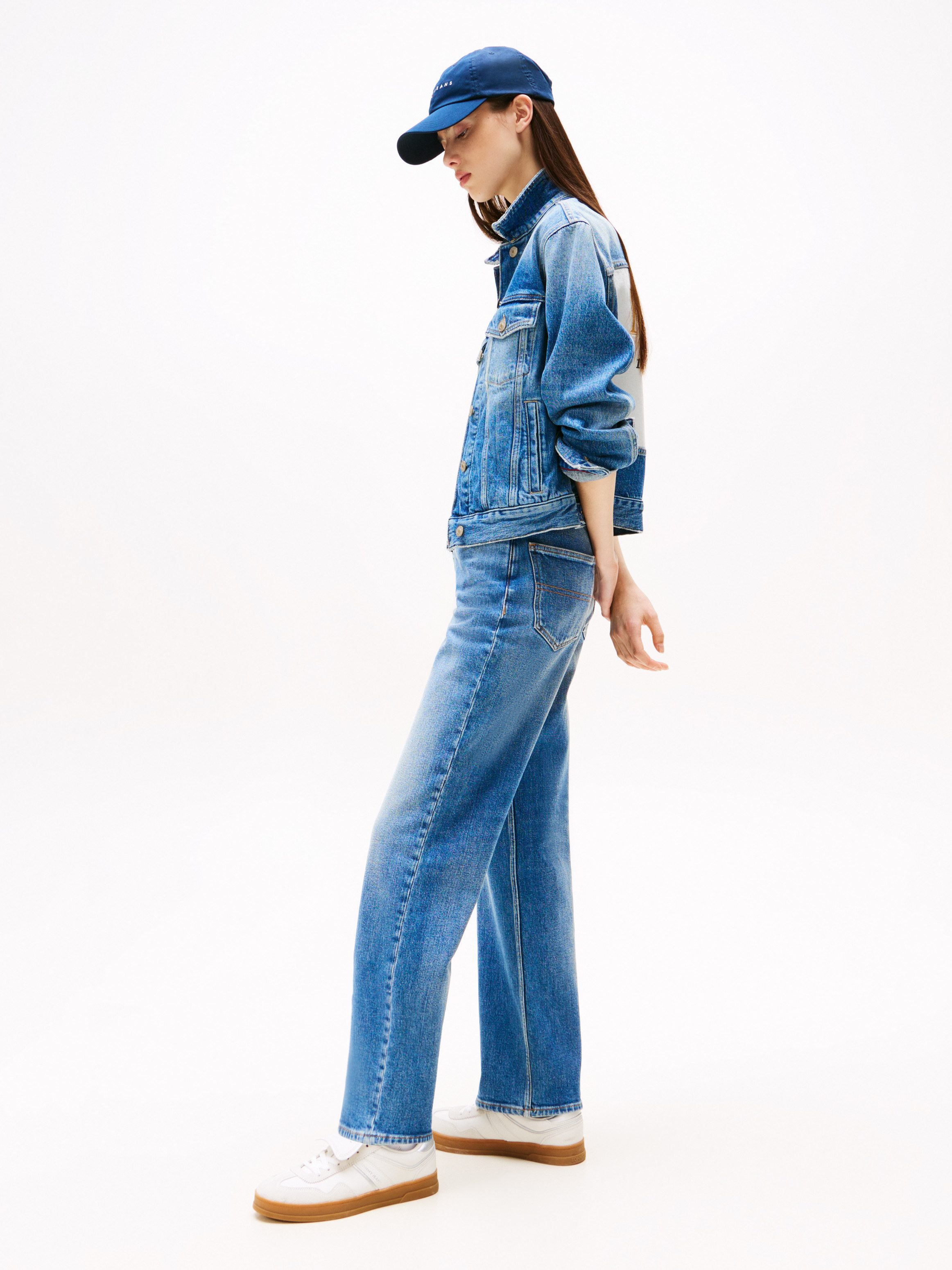 Tommy Jeans Straight-Jeans LAYLA HR SLIM STR in Knöchellänge – Bild 5 von 5