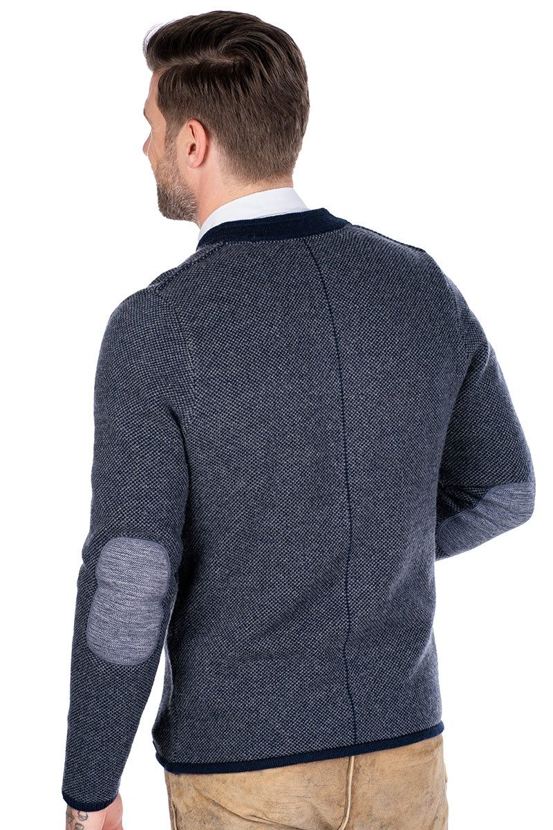 Spieth & Wensky Trachtenstrickjacke Strickjacke Herren - FELICIO - nachtbla günstig online kaufen