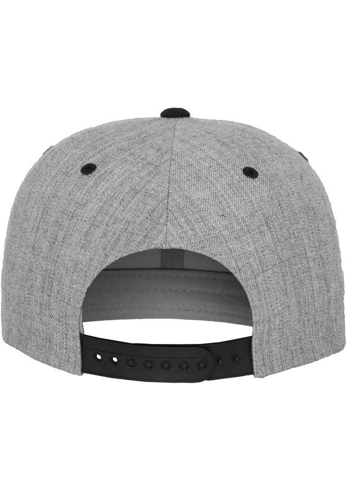 Flexfit Flex Cap Snapback Classic 2-Tone heathergrey/black Snapback