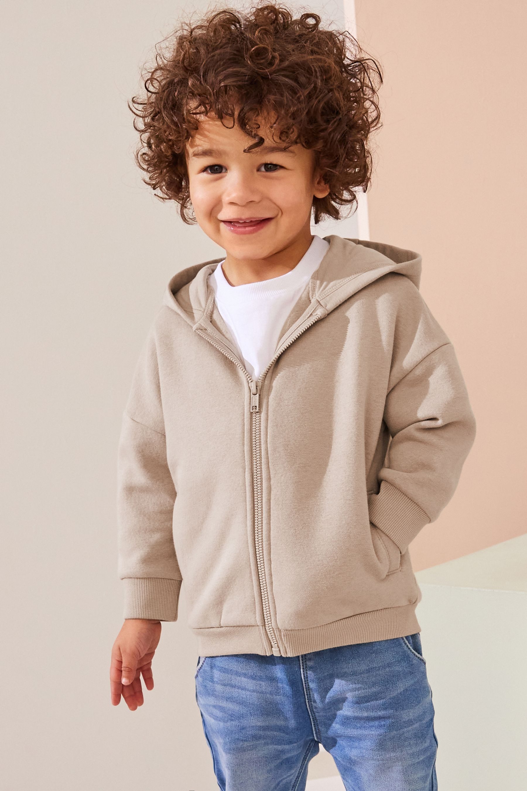 Next Kapuzensweatjacke Oversize-Kapuzenjacke mit Reißverschluss (1-tlg) günstig online kaufen