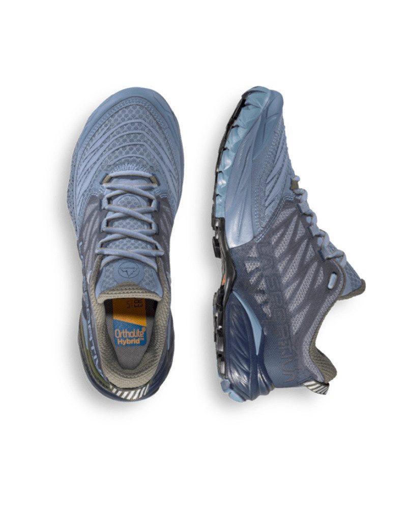 La Sportiva Trail-Laufschuhe Akasha II dunkelblau/grau/grün Damen Wanderschuh
