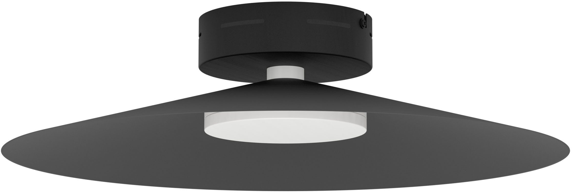 EGLO LED Deckenleuchte CONOMAVILLA-Z Deckenlampe - Stahl - LED - 15,5W - IP20, Bluetooth, CCT - über Fernbedienung, Dimmfunktion, Farbwechsel, Memoryfunktion, Nachtlichtfunktion, RGB, Weckerfunktion, dimmbar über Fernbedienung, mehrere Helligkeitsstufen, LED fest integriert, Neutralweiß, Kaltweiß, Warmweiß, RGB, Wohzimmerlampe, Esszimmerlampe, Flur, Schlafzimmer, H11 x Ø45 cm
