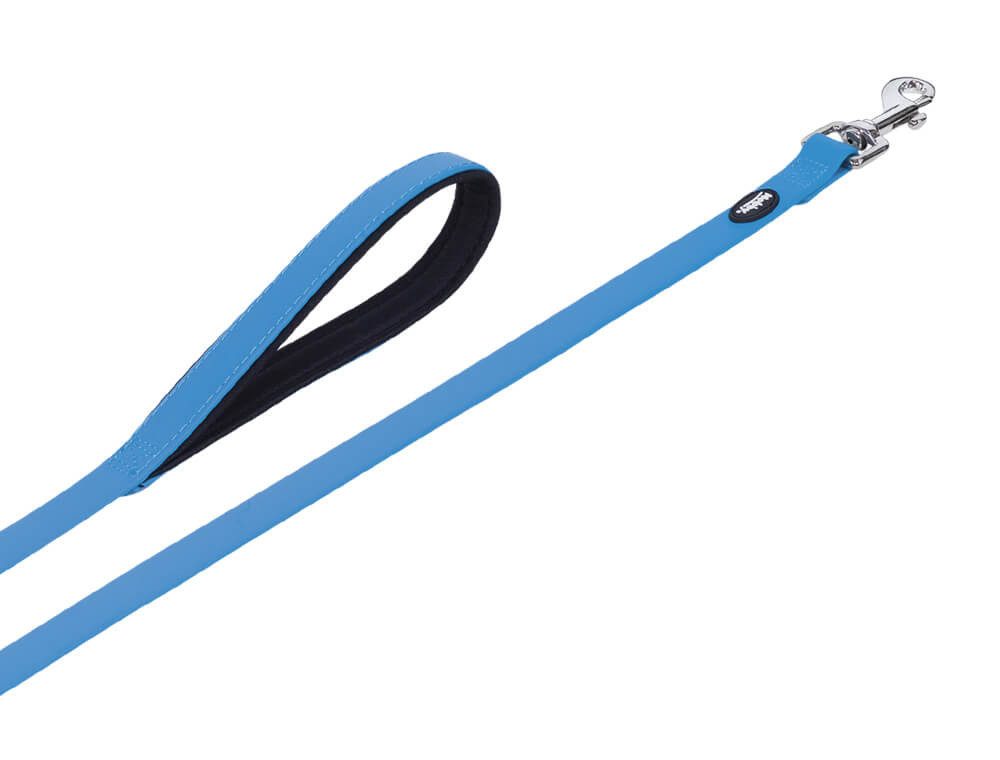 Nobby Hundeleine Leine "Cover", hellblau, L: 120cm, B: 20mm