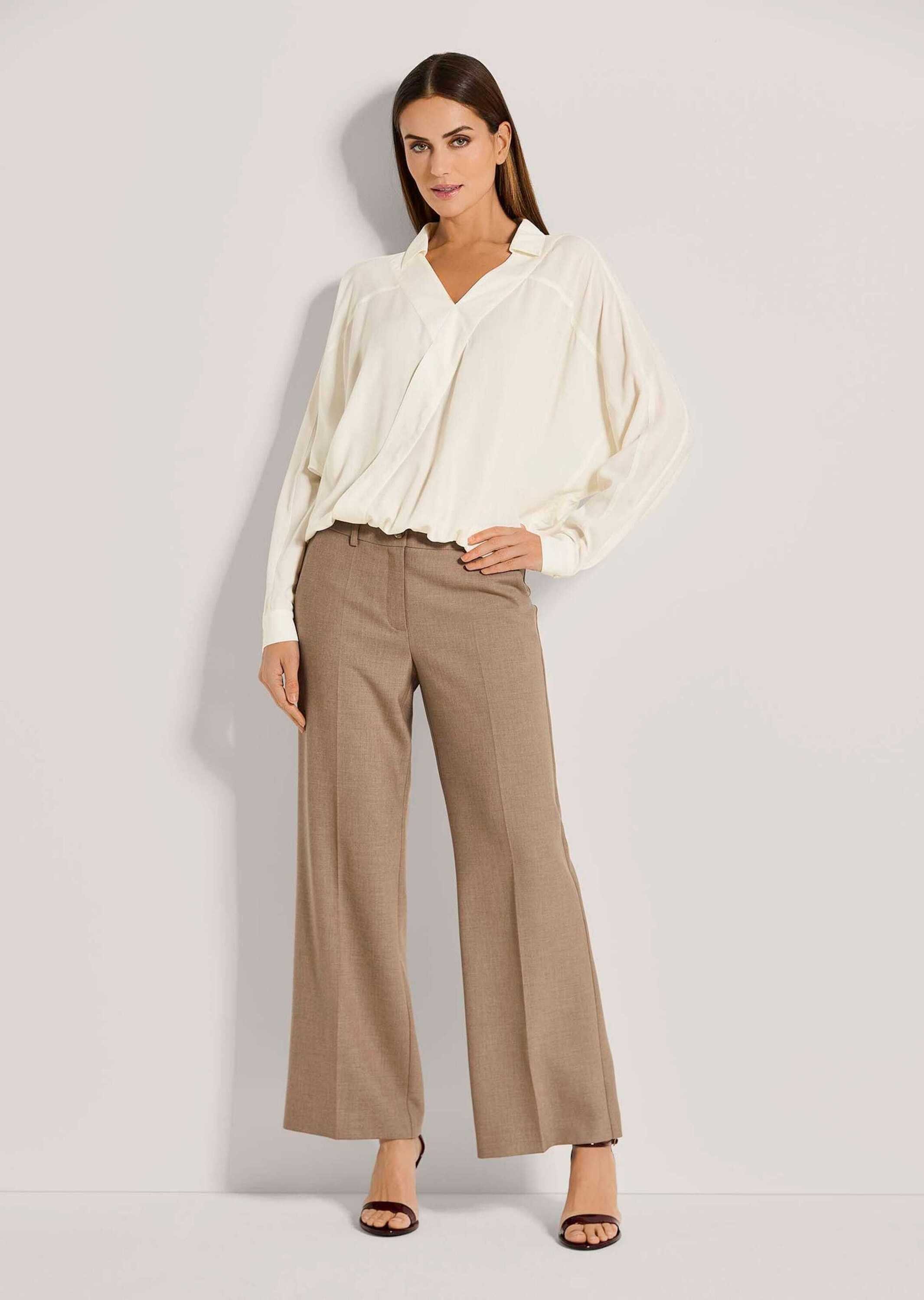 MADELEINE Langarmbluse Bluse im Wickel-Look günstig online kaufen