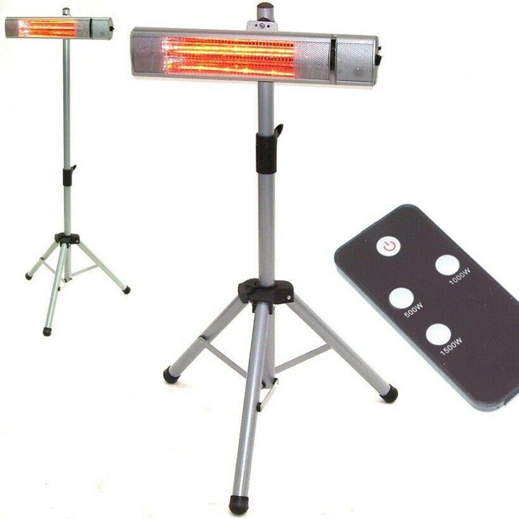 Apex Heizstrahler Heizstrahler incl. Stativ 1500W 56175 Terrassenstrahler Funk