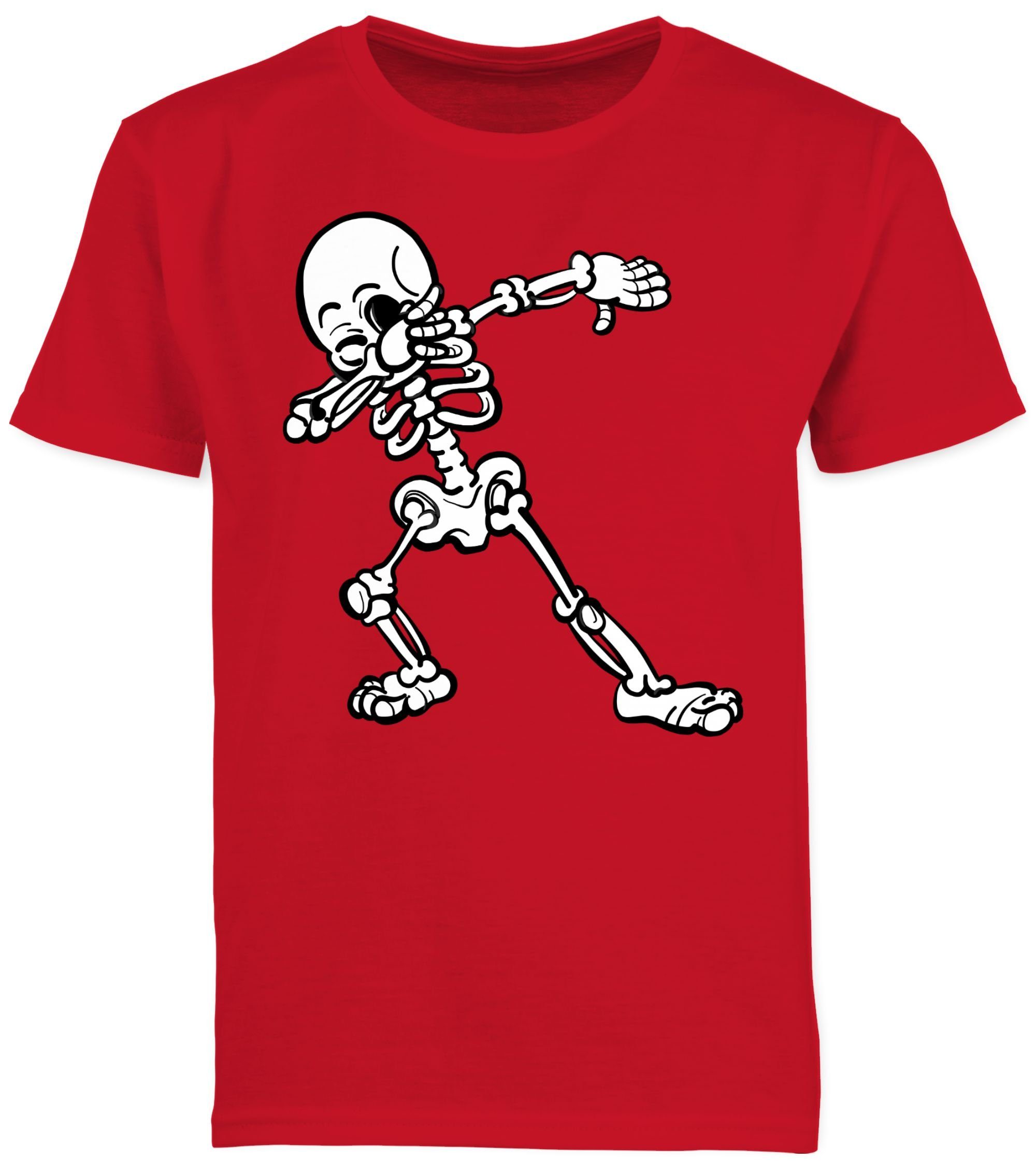 T-Shirt Dabbing Skelett