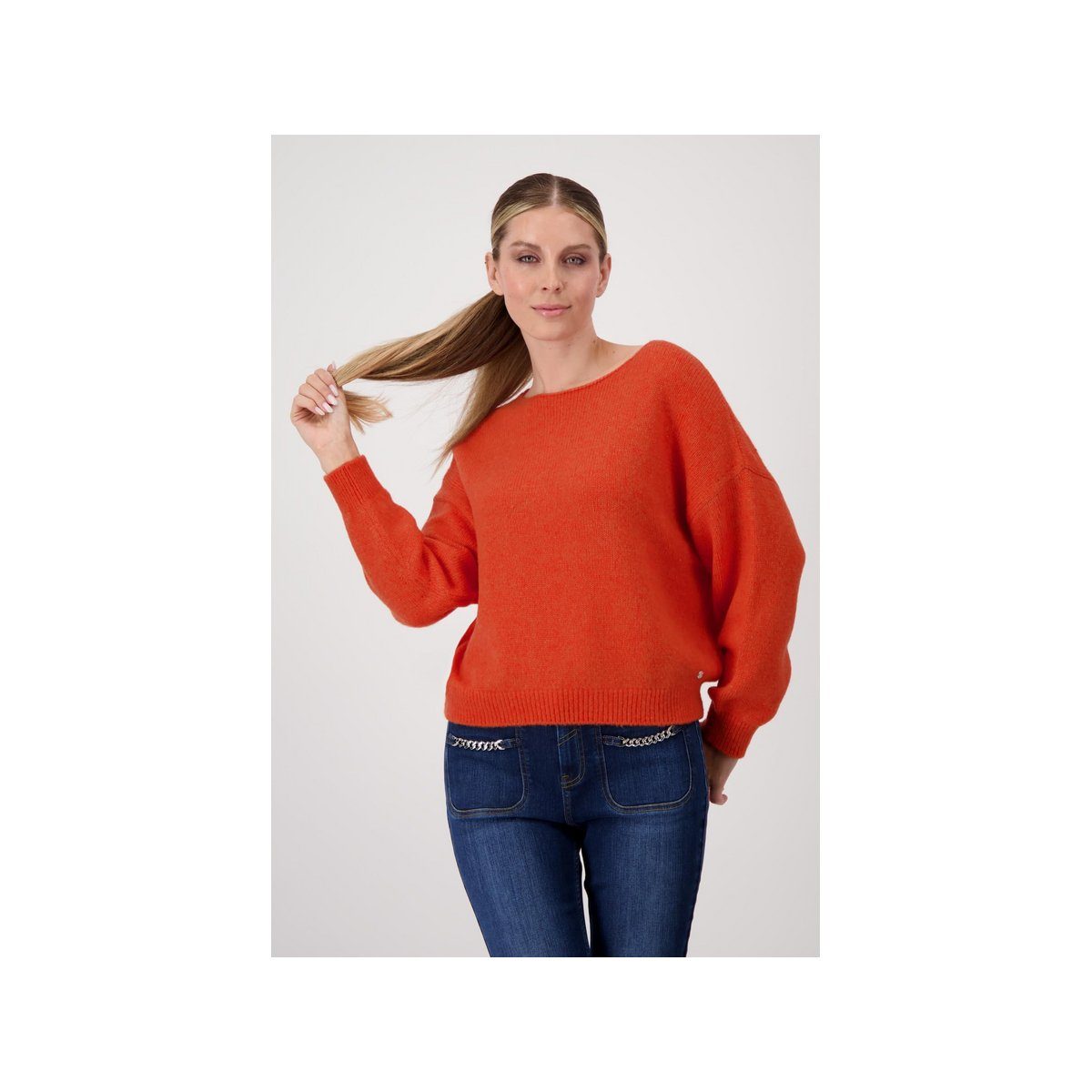 Monari Longpullover uni (1-tlg) lava