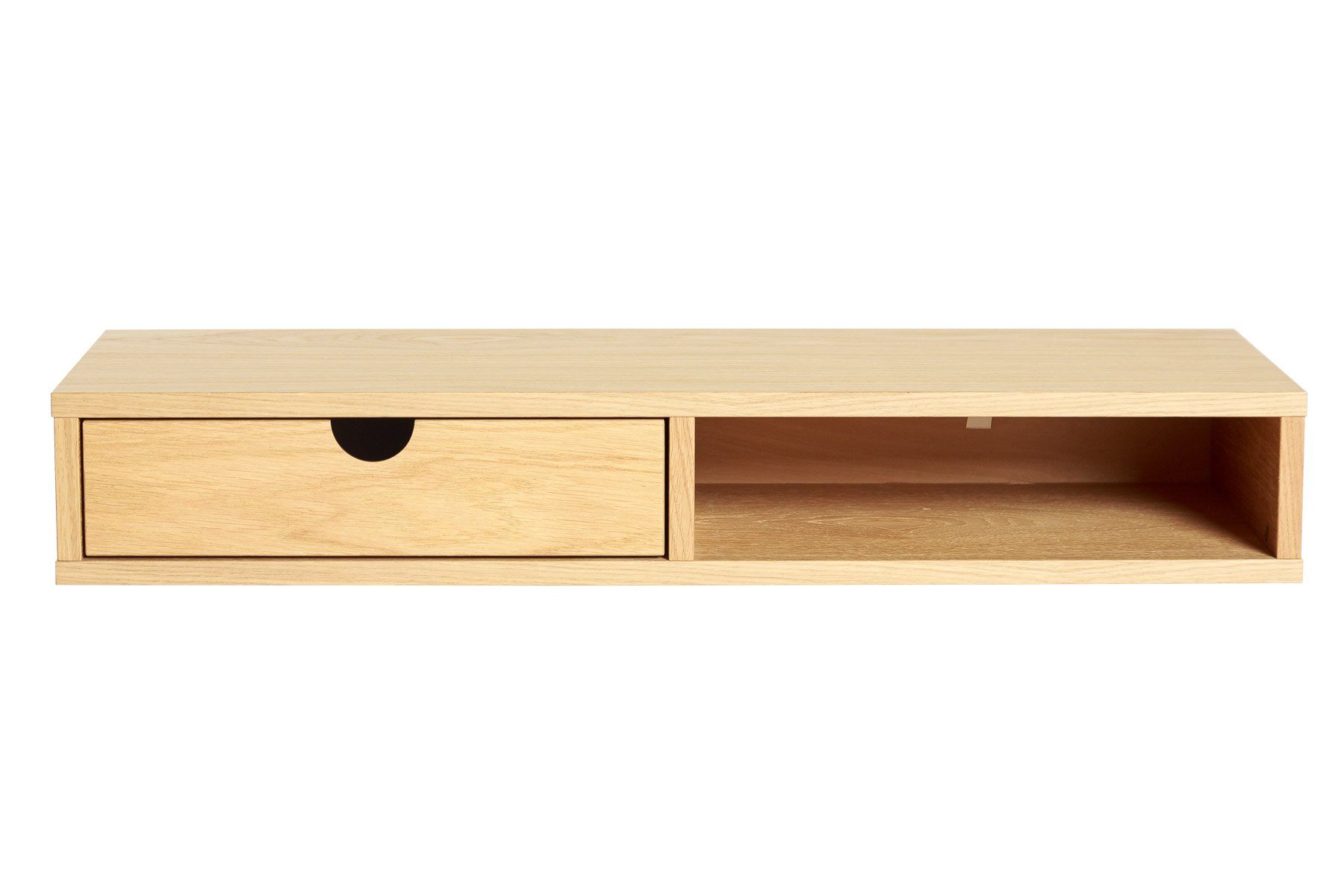Woodman Stauraumschrank Farsta Mit Holzfurnier aus Eiche, platzsparend, Wandmontage, FSC®