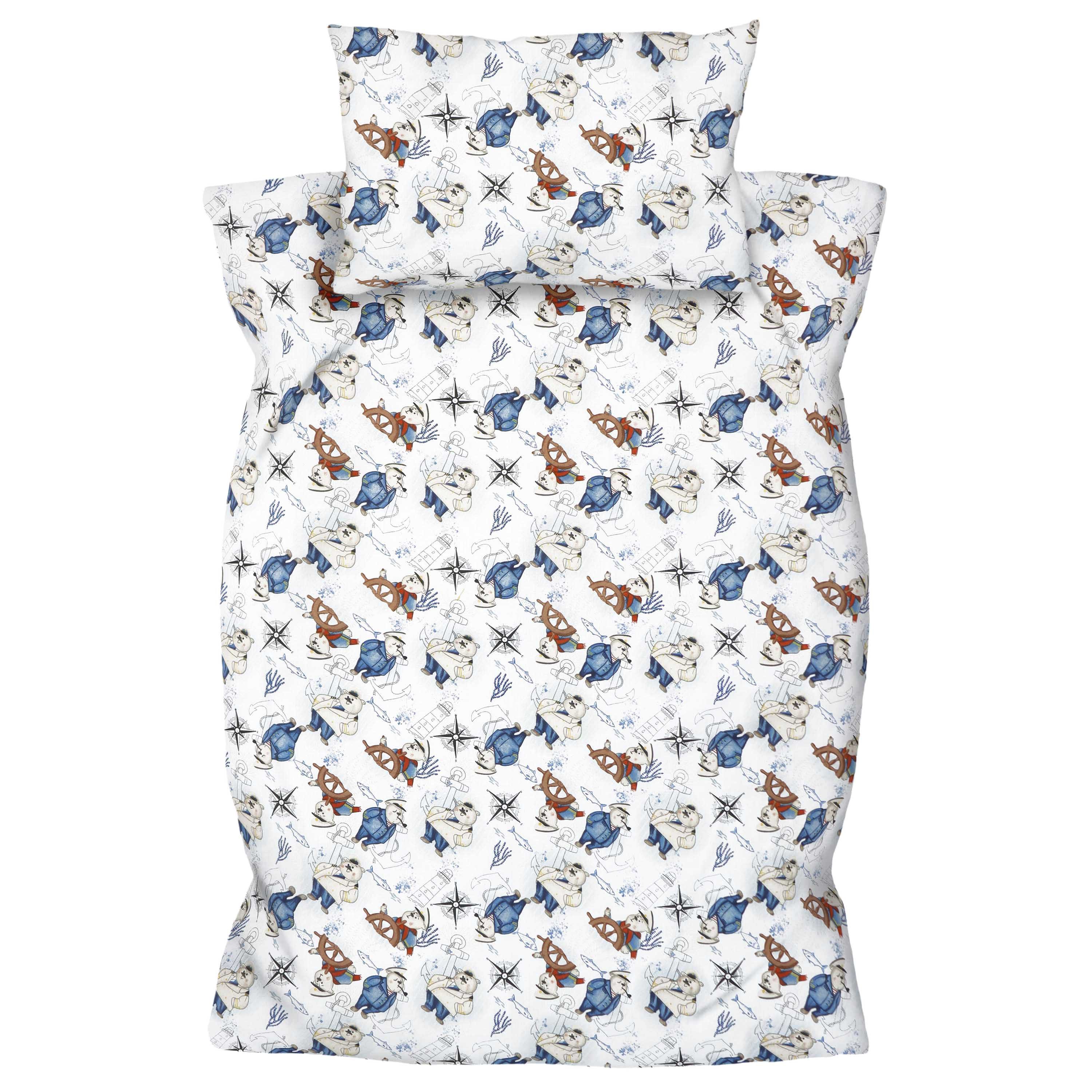 Amilian Kinderbettwäsche 100x135 - Bettwäsche Kinder - Kopfkissenbezug 40x6 günstig online kaufen