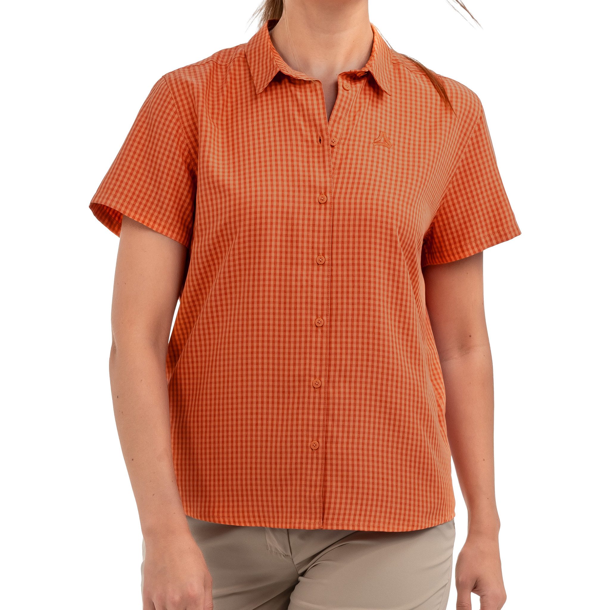 Schöffel Funktionsbluse Hiking CIRC Blouse Style Dalfoss mit aufgesticktem Markenlogo