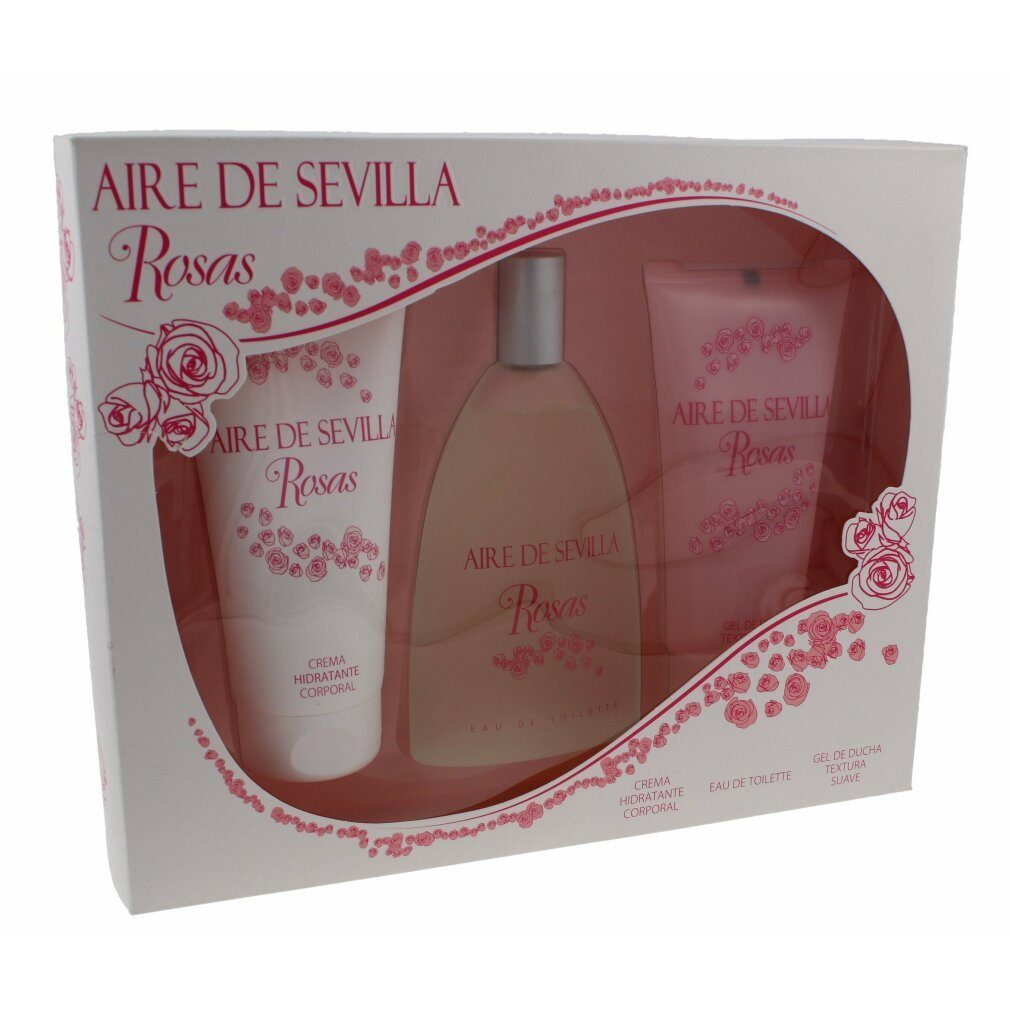 Aire de Sevilla Duft-Set Agua De Rosas Frescas EdT 150ml Set 3 Artikel