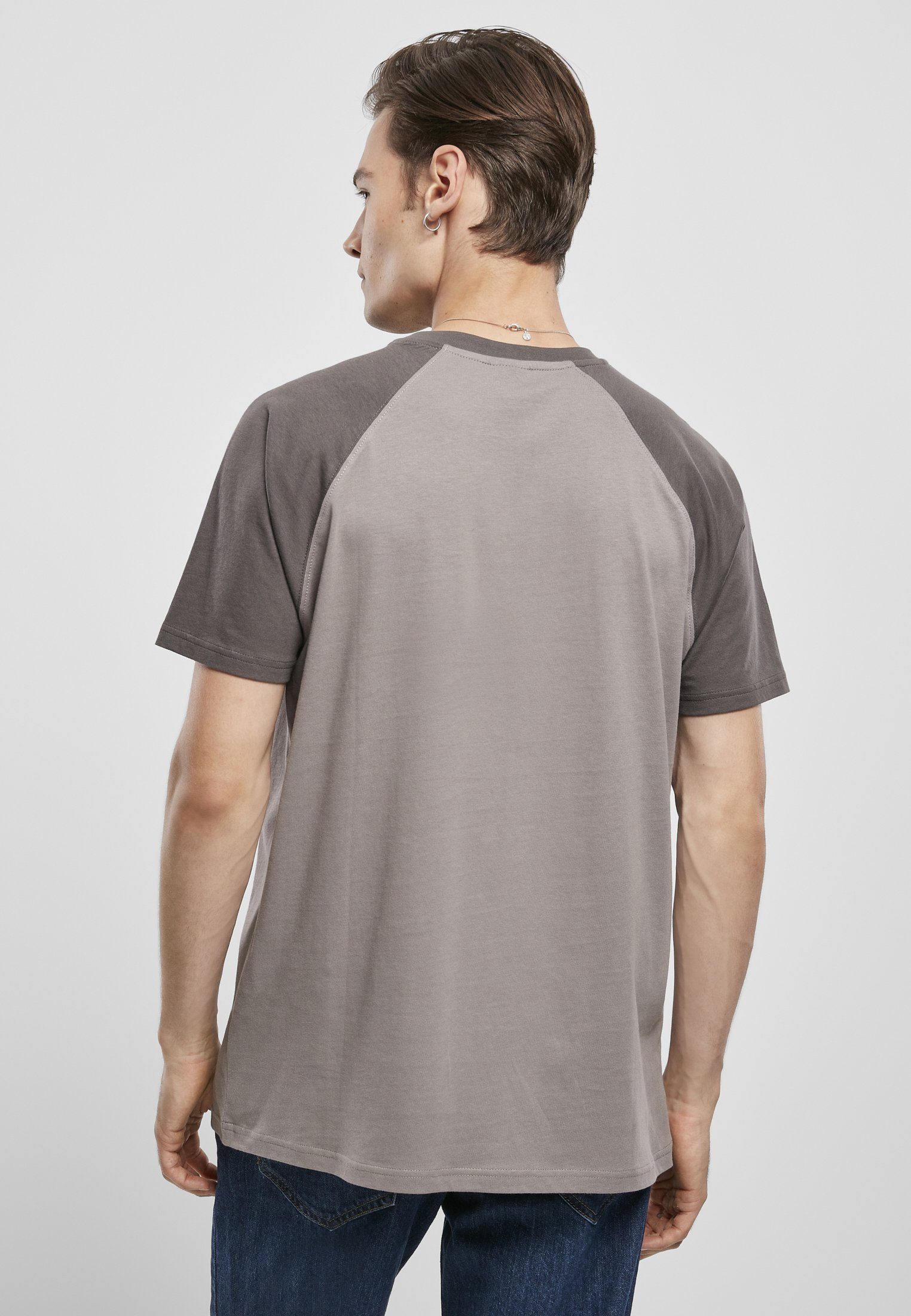 Contrast (1-tlg) T-Shirt Raglan CLASSICS URBAN asphalt/darkshadow Herren Tee