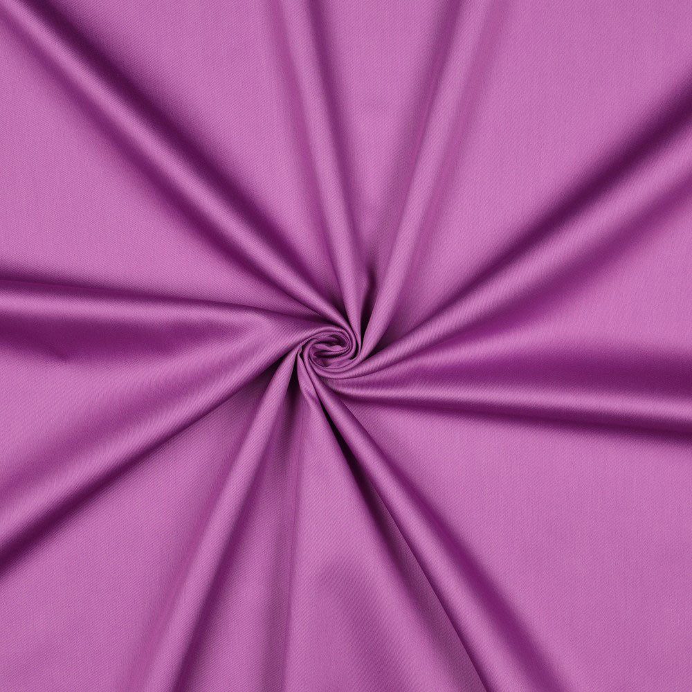 maDDma Stoff 0,5m Baumwoll-Satin Baumwollstoff unifarben, helllila