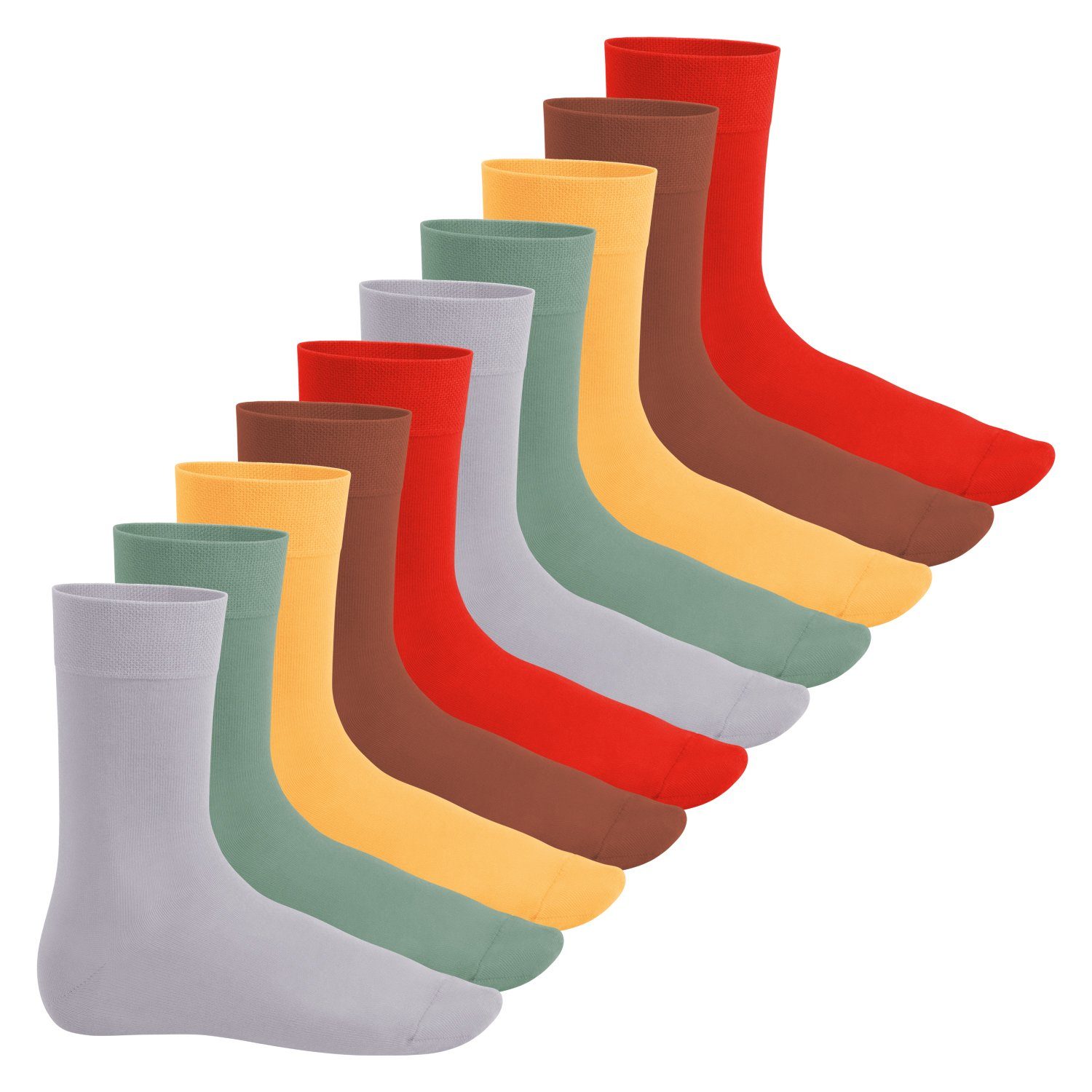Footstar Basicsocken EVERYDAY! 10 PAAR Damen Herren Socken mit Baumwolle Basic Socken