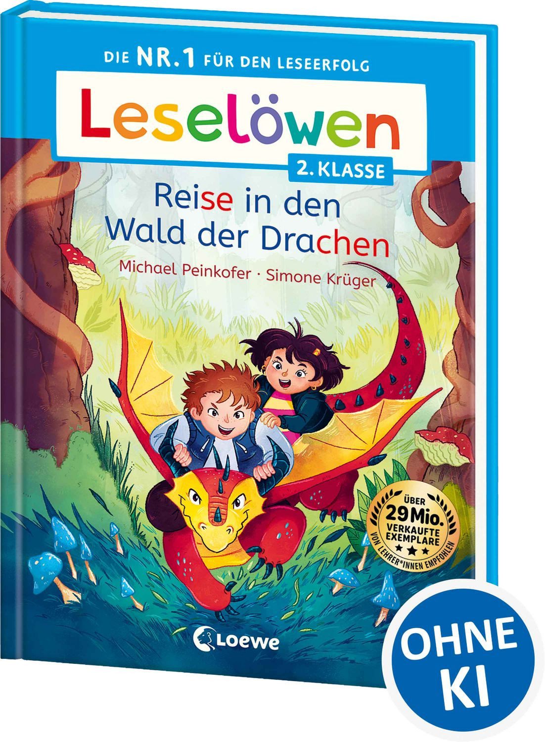 Leselöwen 2. Klasse - Reise in den Wald der Drachen / Michael Peinkofer