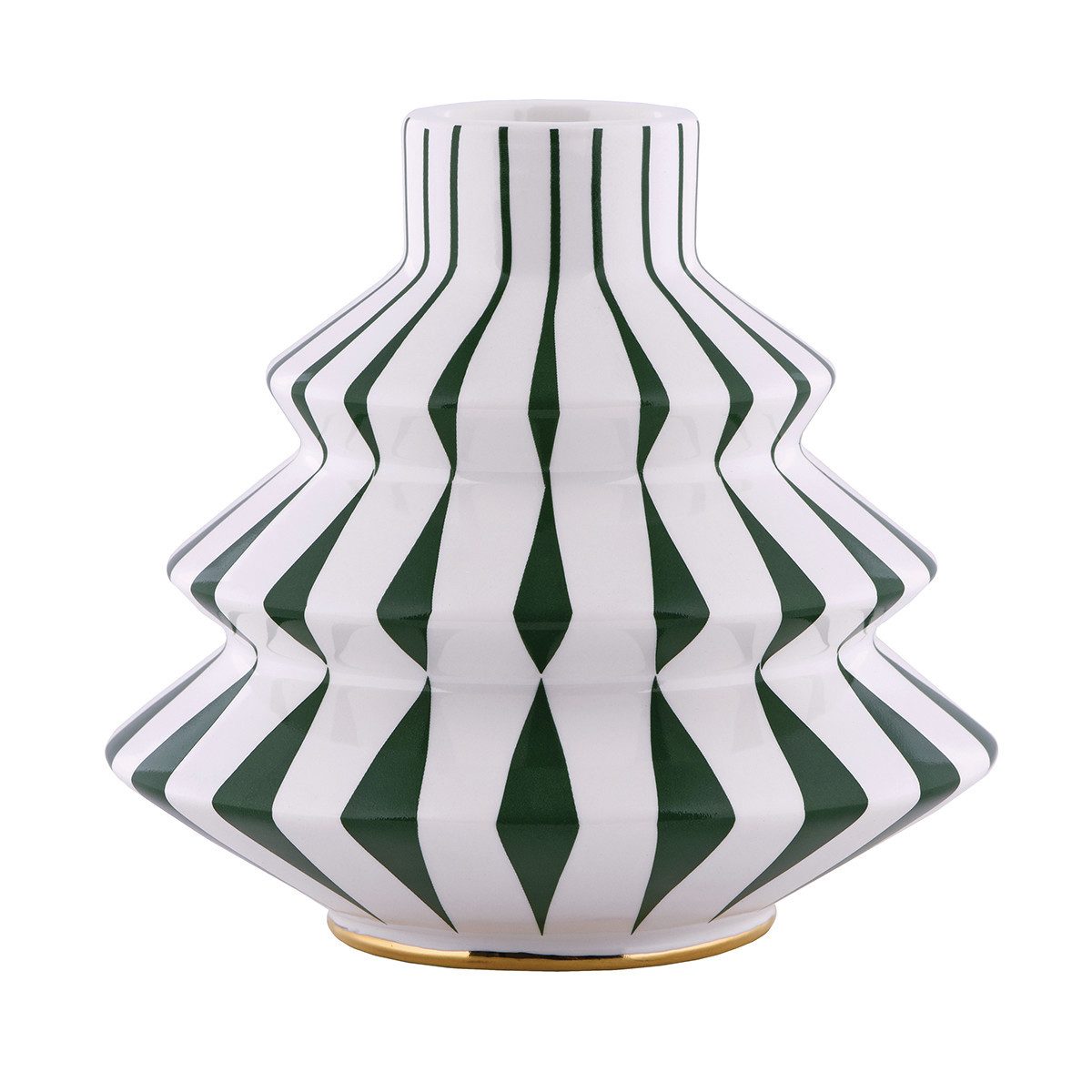 Alessi Kerzenhalter Kerzenständer DELIGHT Grün-Weiß, Für 1 handelsübliche Stabkerze (D ca. 2cm)