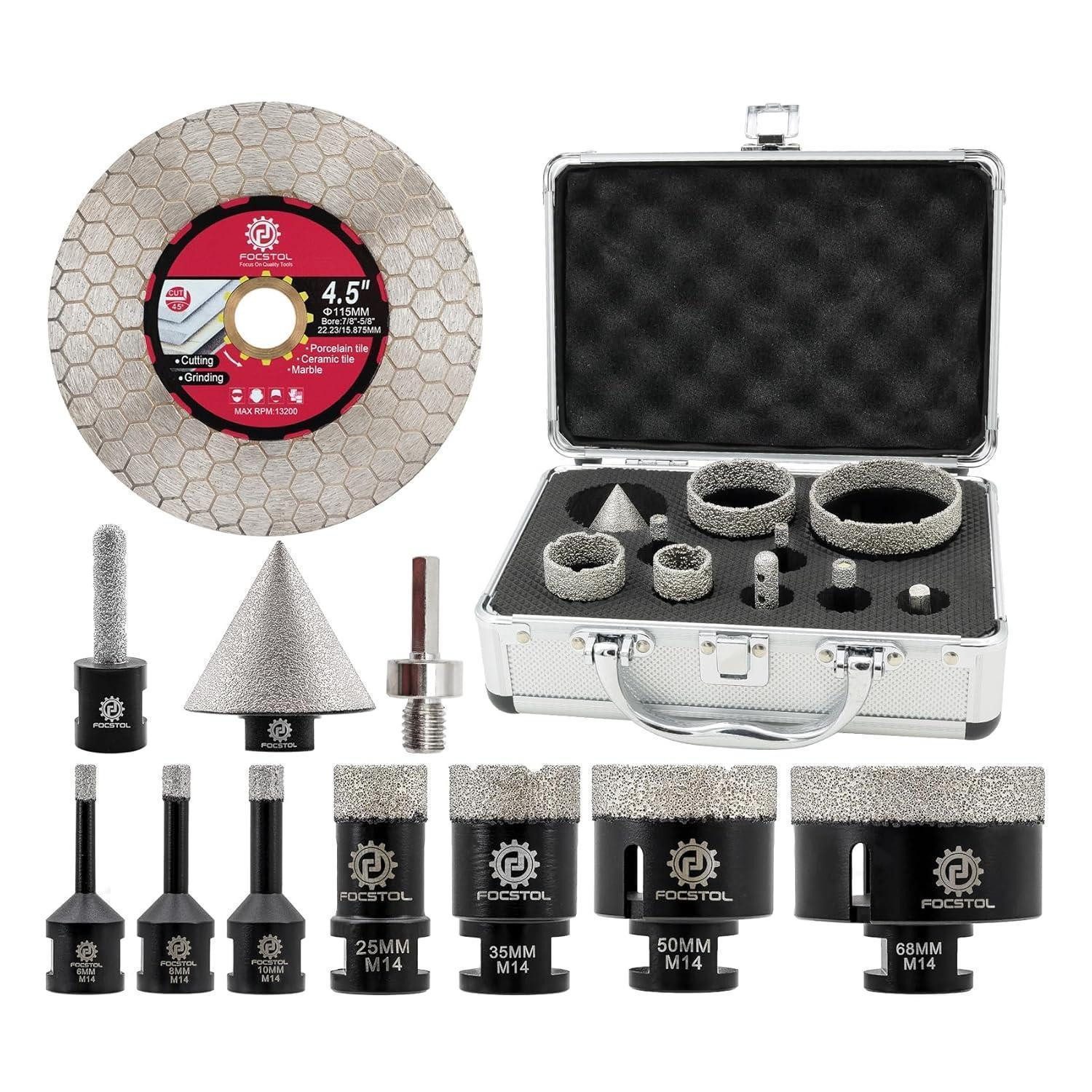 LuxusKollektion Fliesenbohrer Fliesenbohrer Diamant Bohrkronen Porzellan Keramik SET6