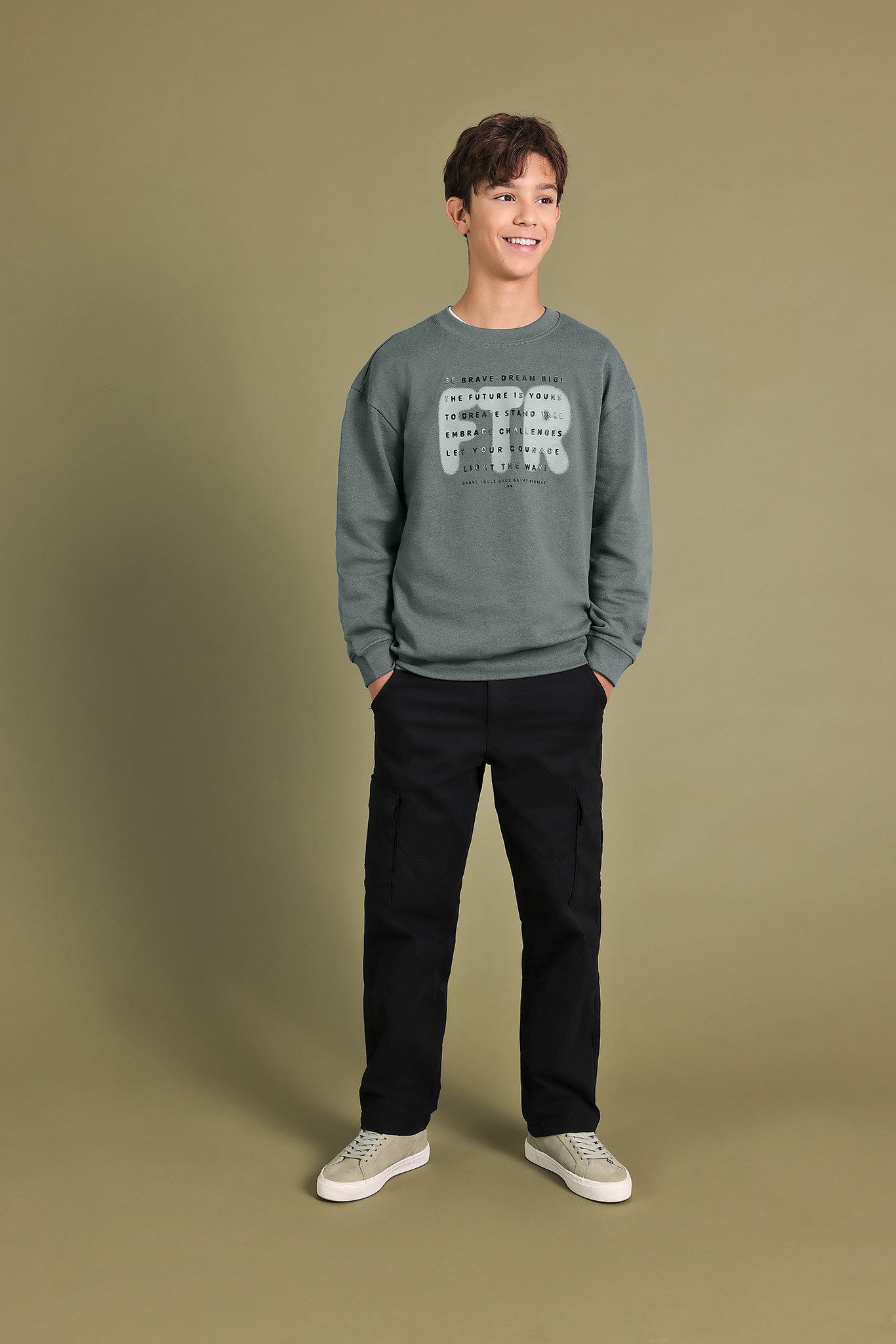 Blue Seven Sweatshirt mit tollem Frontmotiv günstig online kaufen